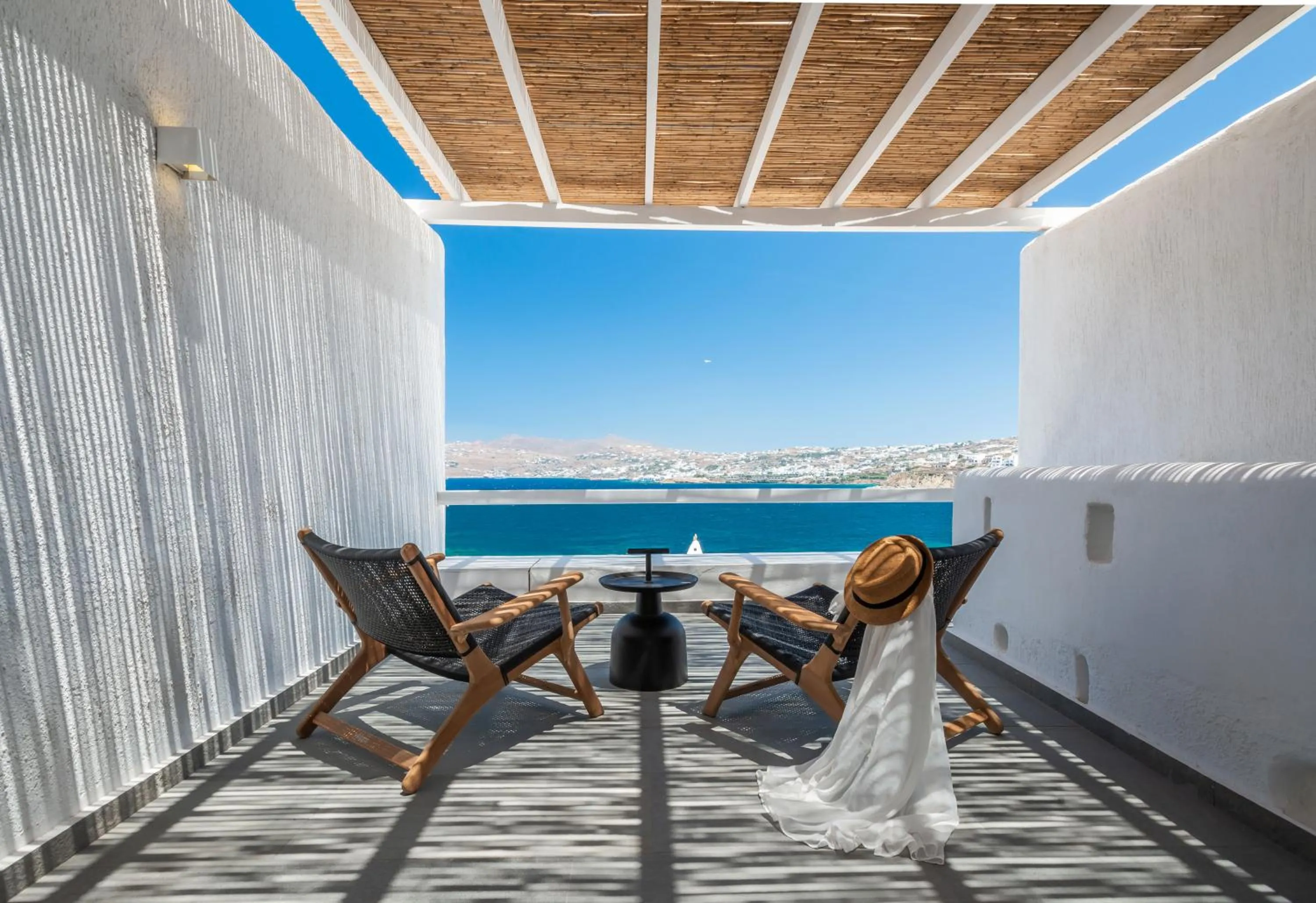 Balcony/Terrace in Dreambox Mykonos Suites and Mini Villas