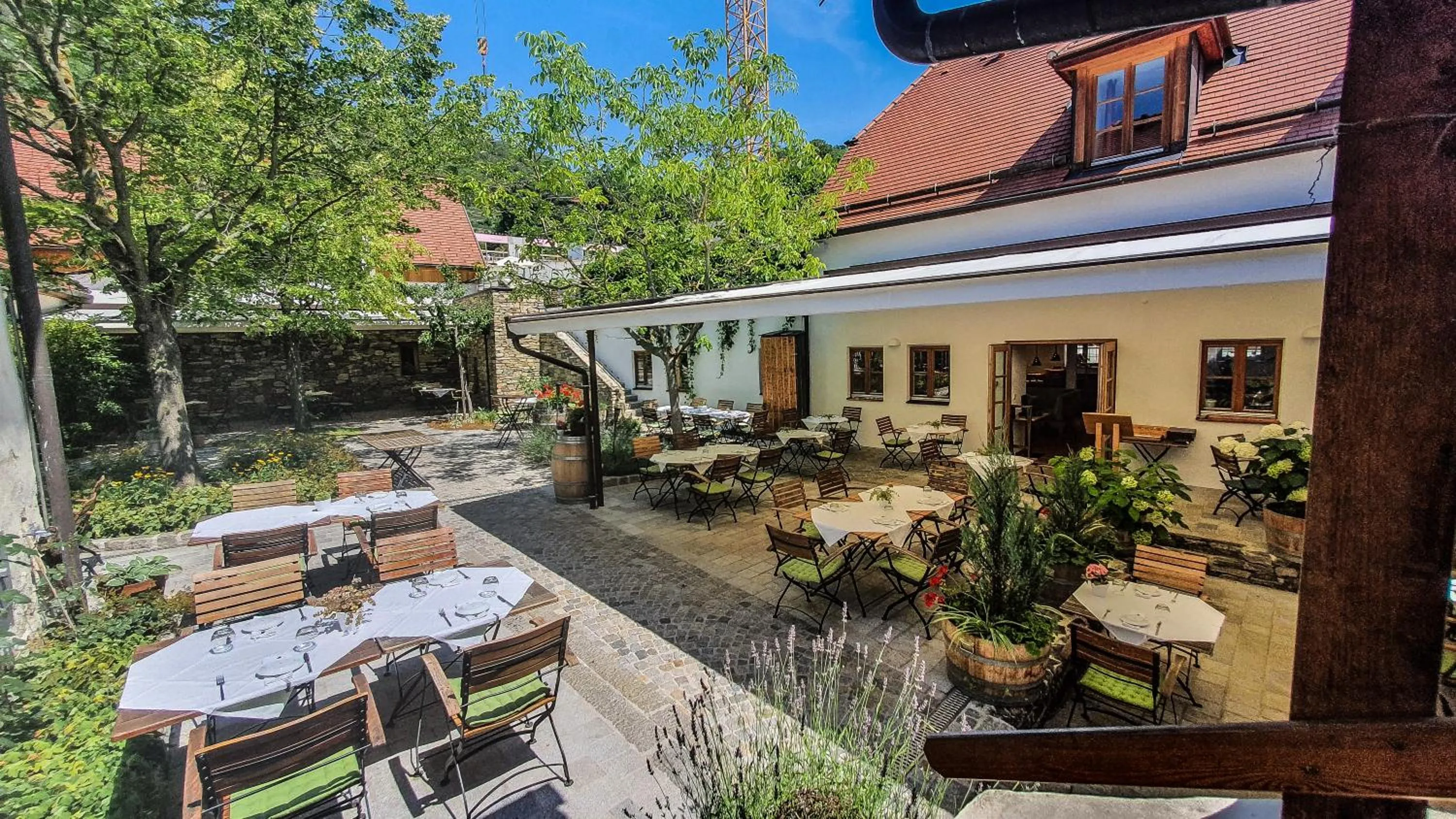 Garden view in Weinhaus Nigl - Hotel, Restaurant und Spa