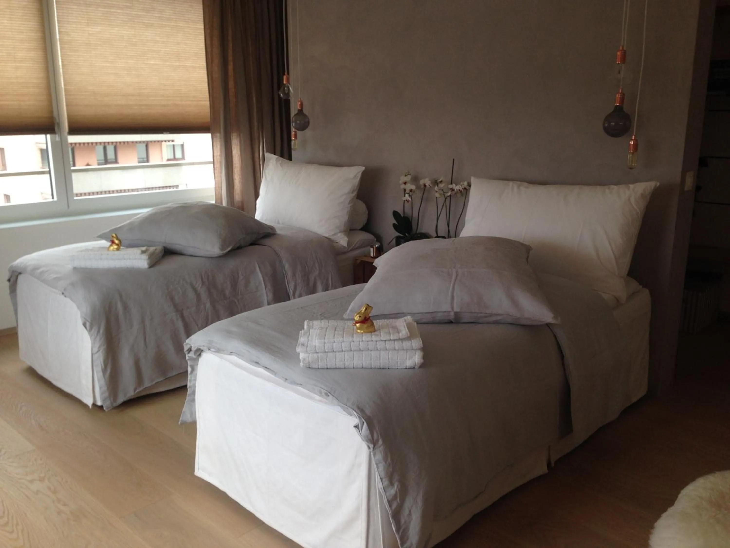 Bedroom, Bed in AVLiving City INSIDE NINE Basel