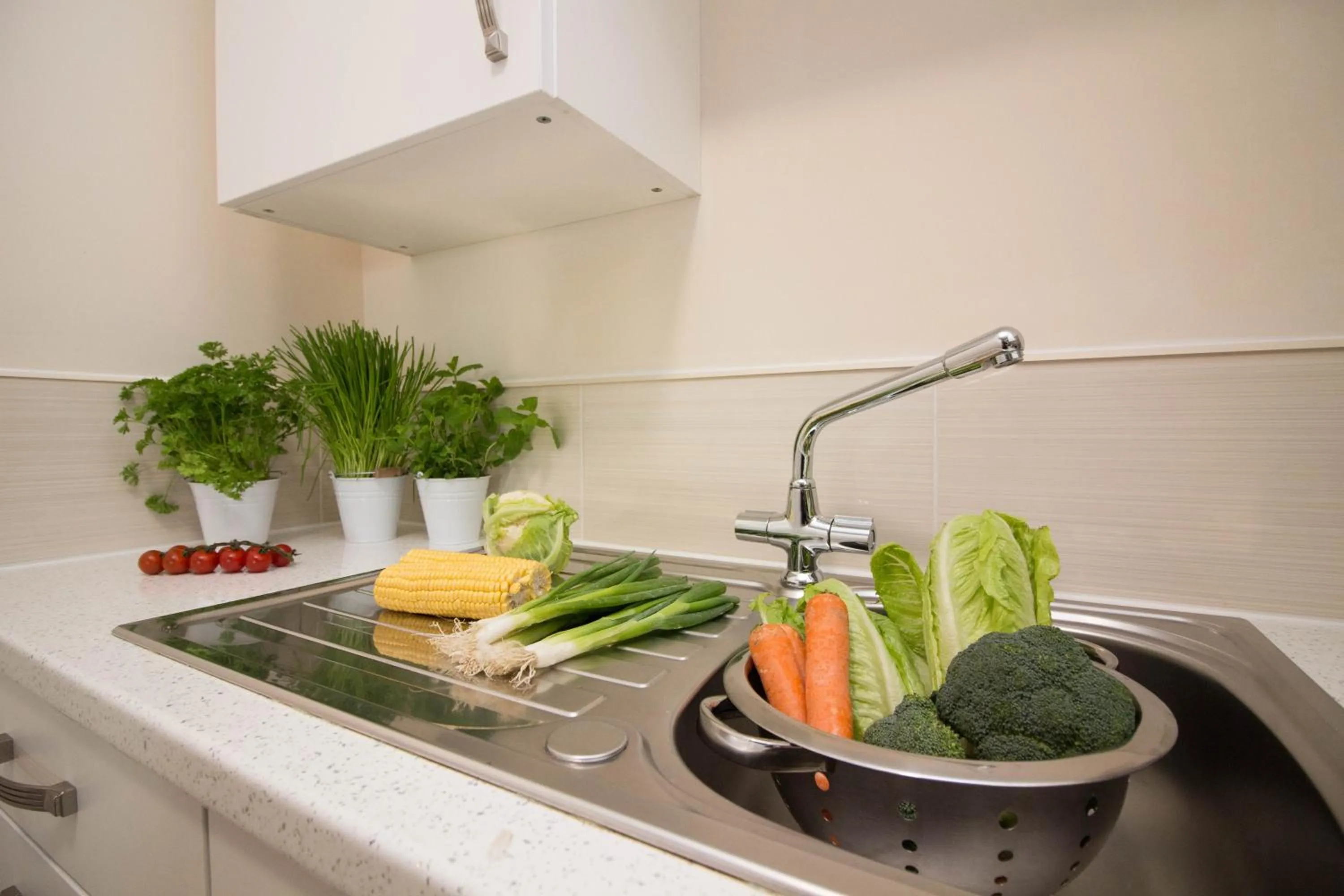 Kitchen or kitchenette in Castle Point Apartments Southampton Premier Lodge