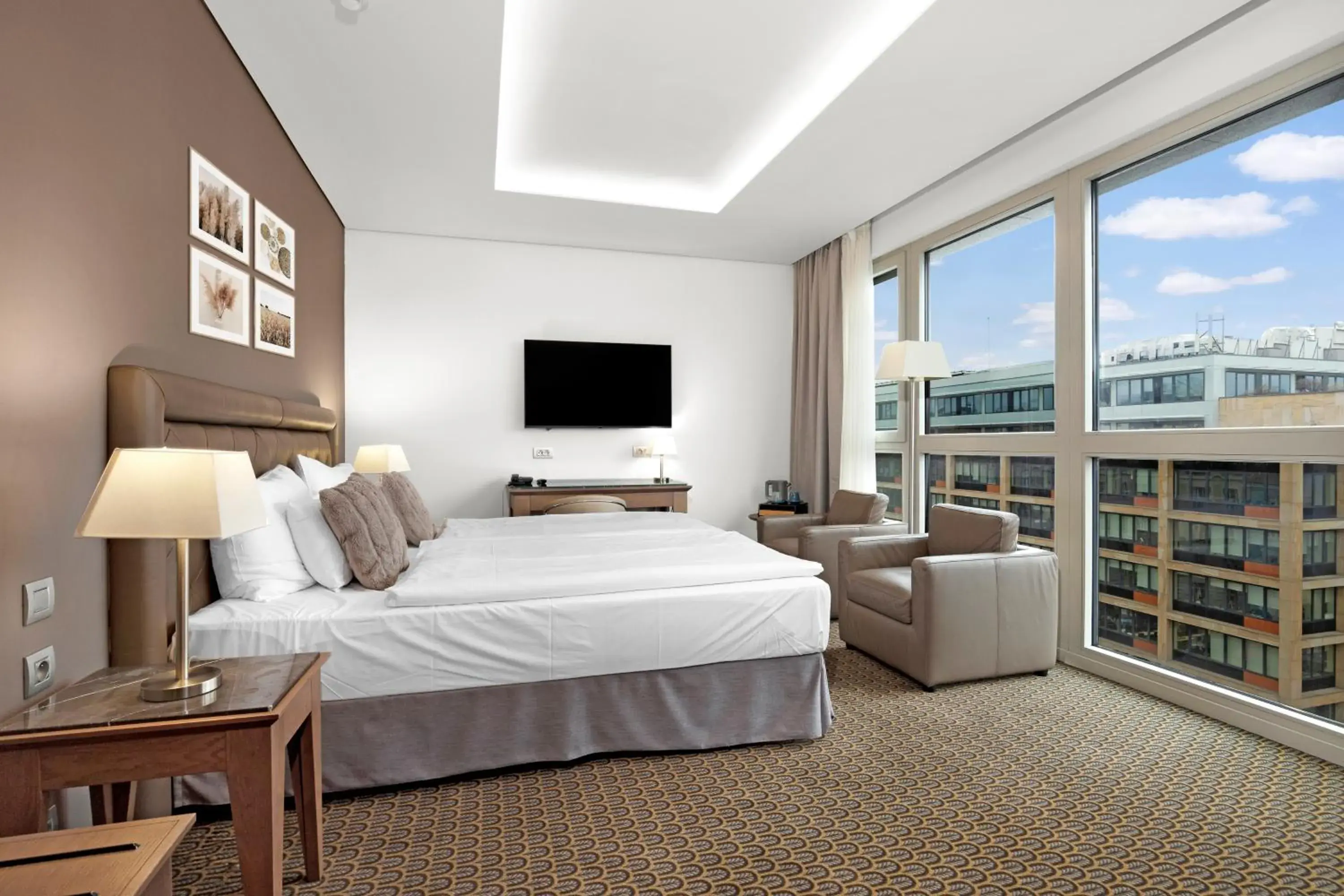 Bed in Hotel Royal Prague Bed in Hotel Royal Prague