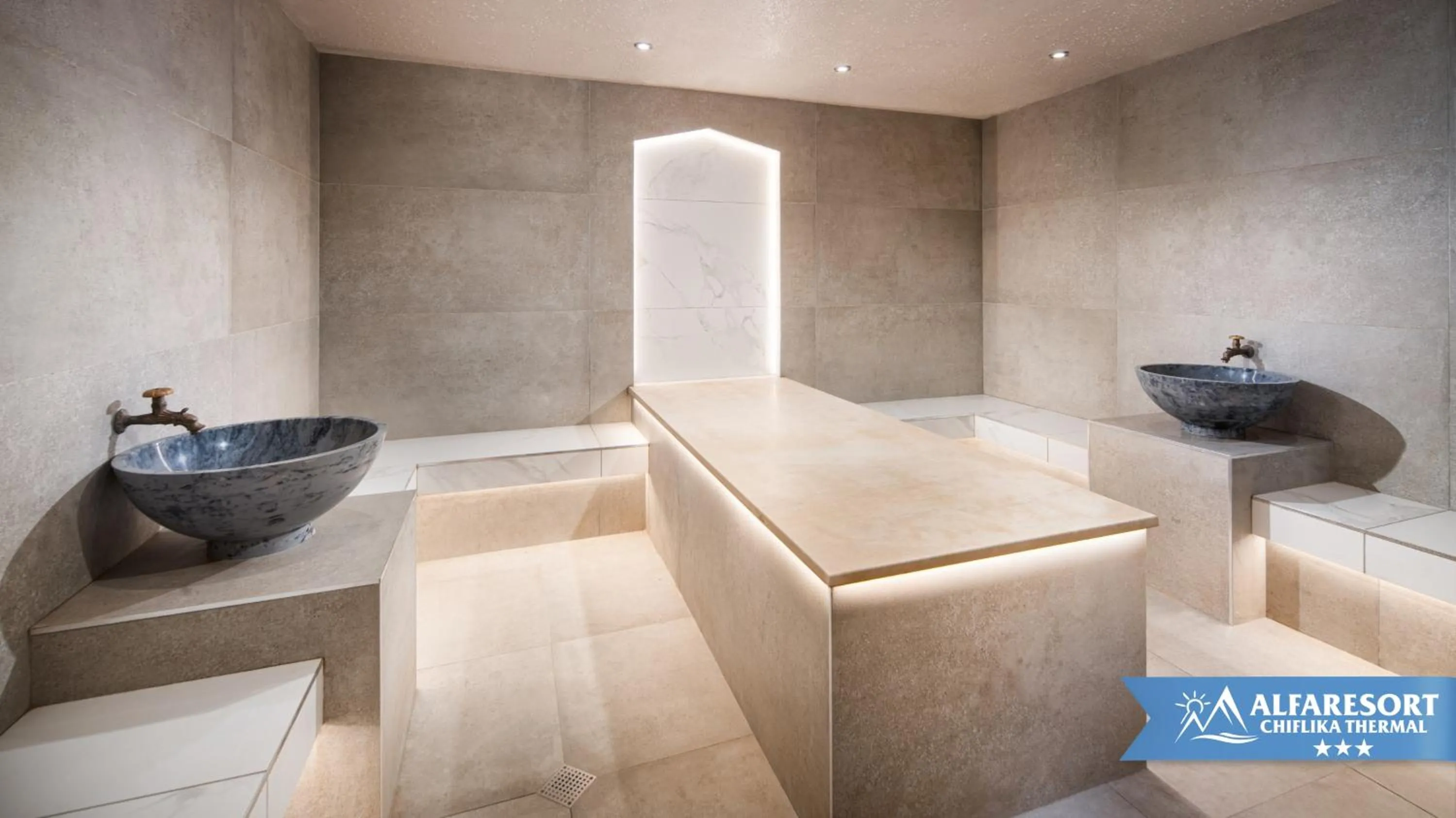 Steam room in Hotel Alfaresort Thermal Chiflika