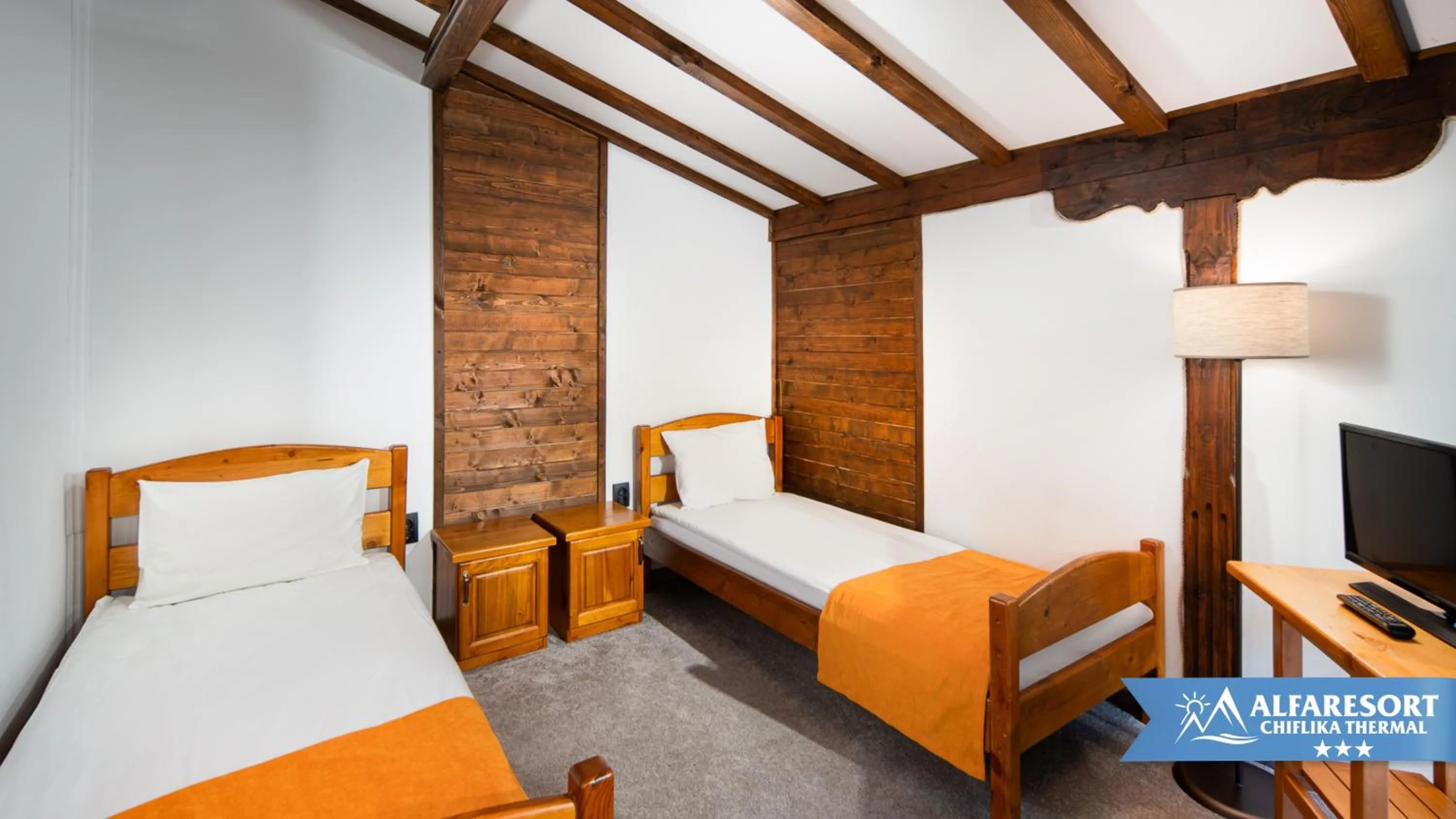 Bed in Hotel Alfaresort Thermal Chiflika