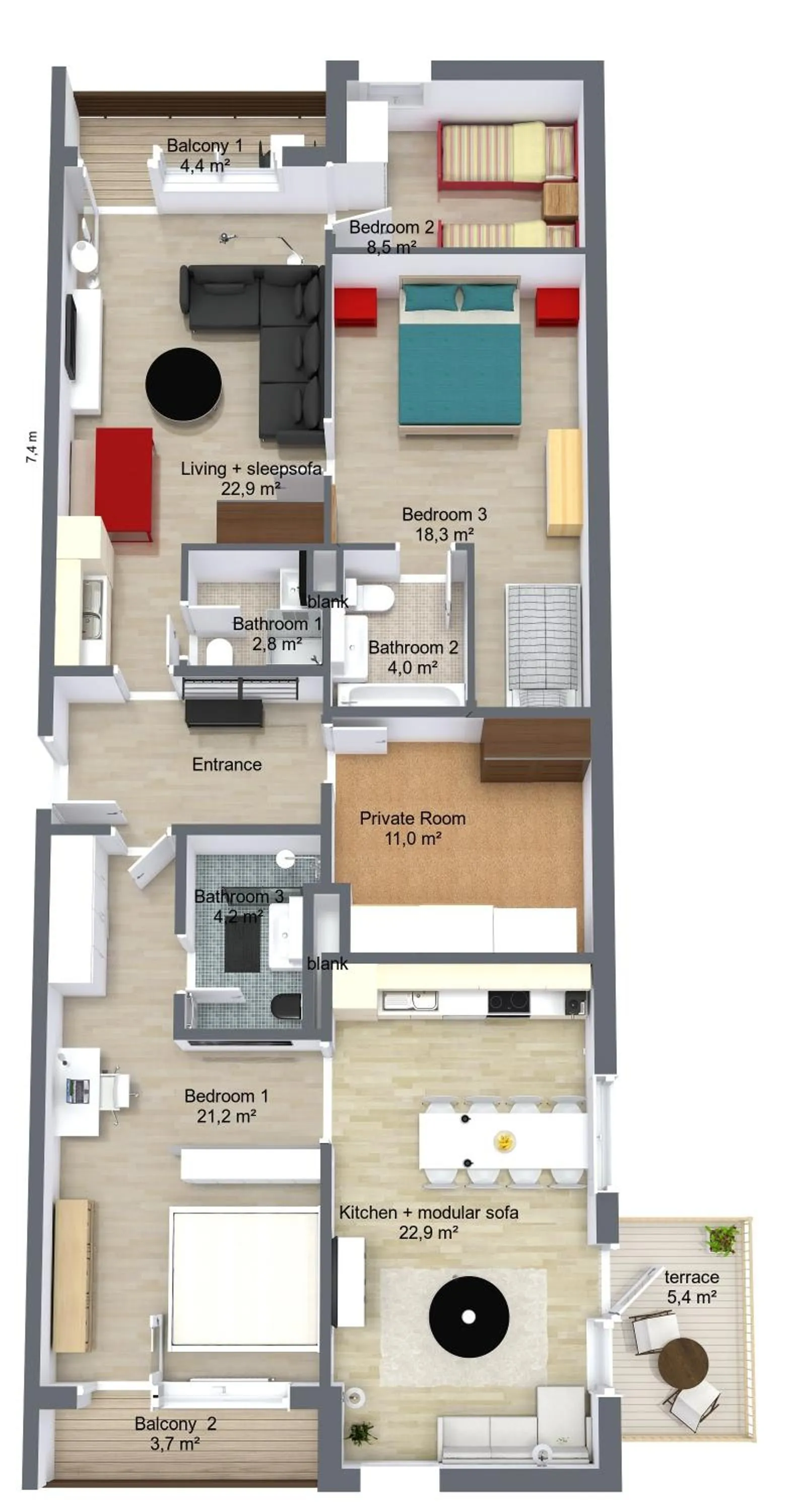 Floor plan in Cucagna
