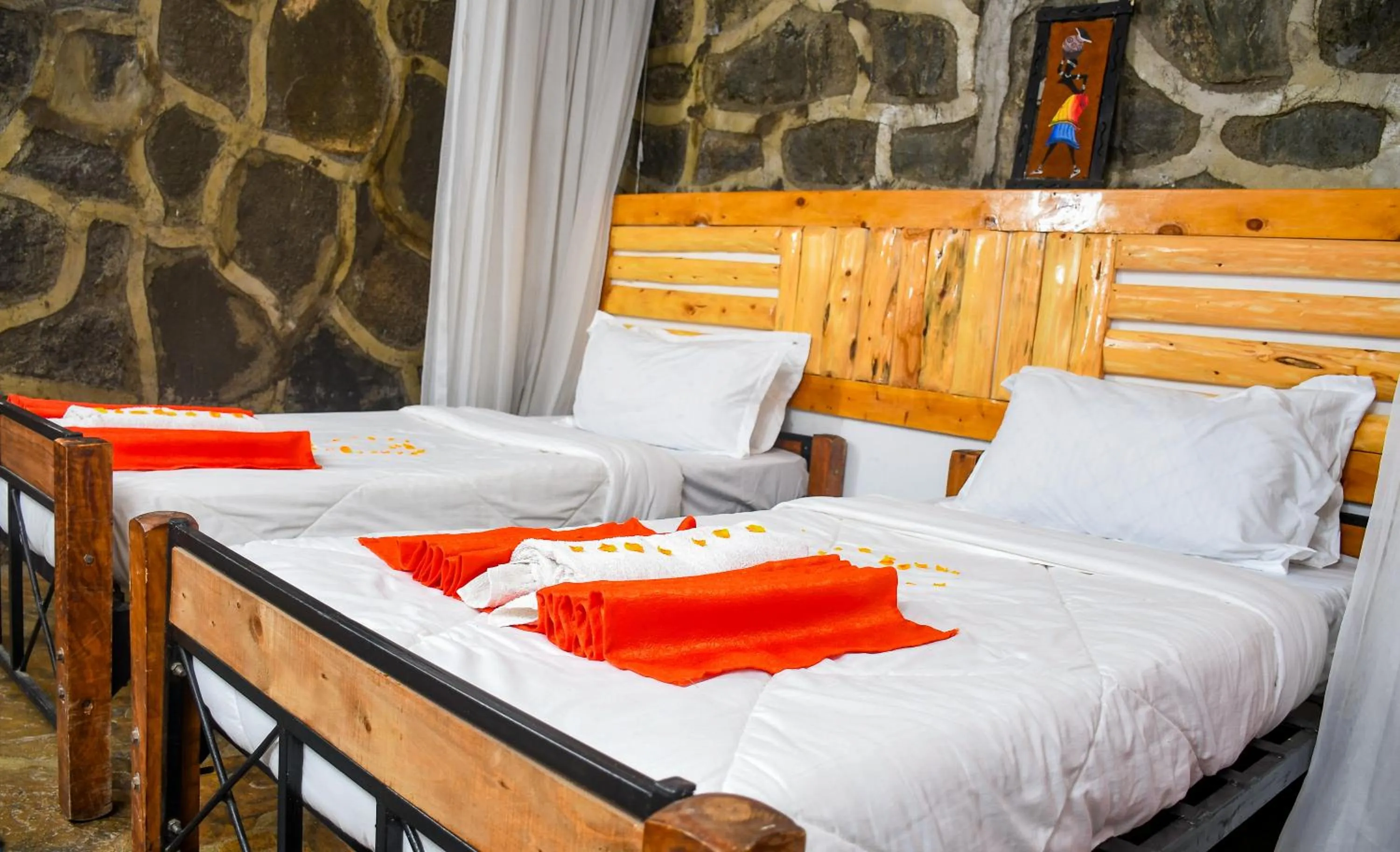 Bed in Naivasha Peppercorn Holiday Resort