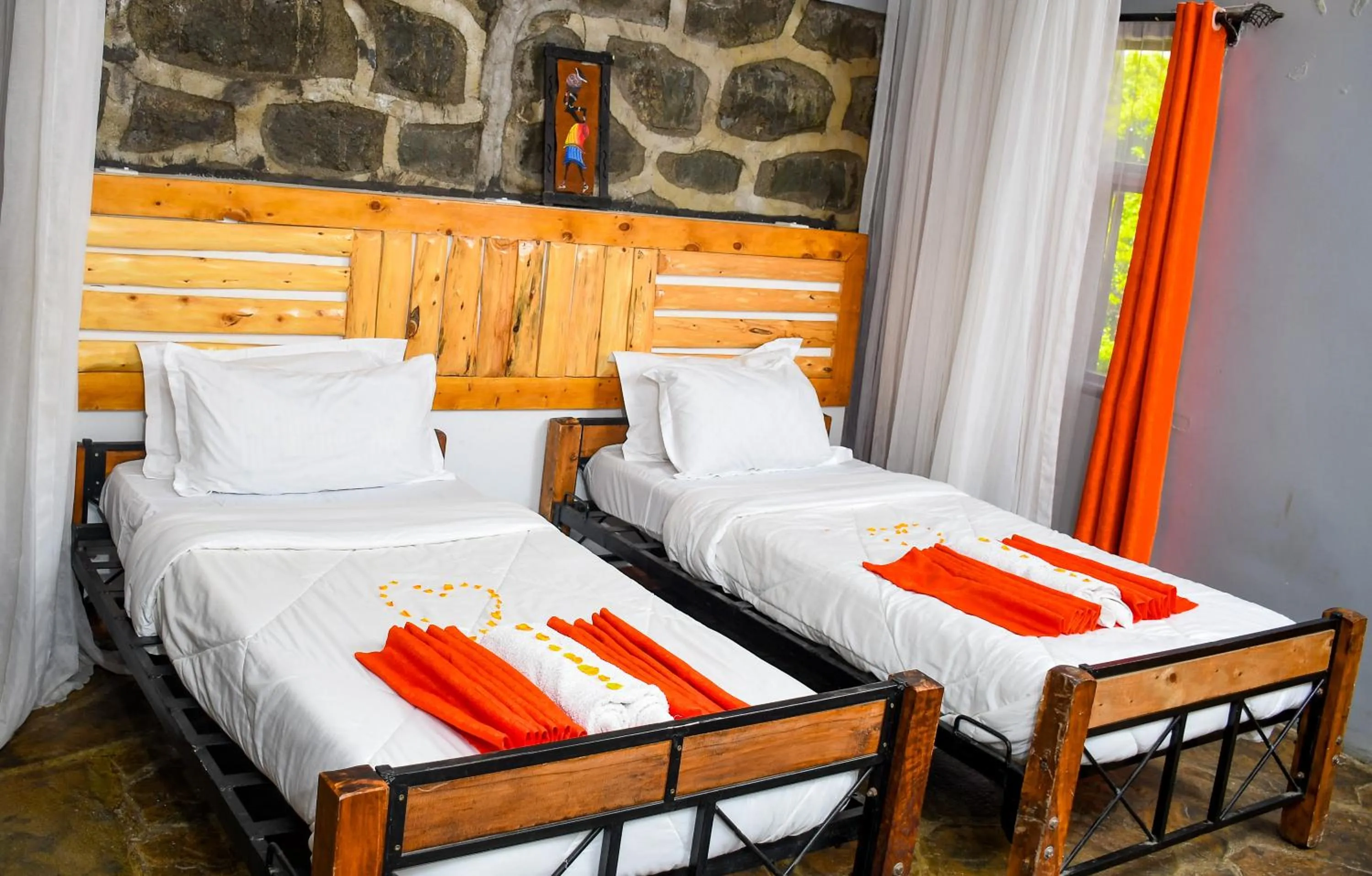 Bed in Naivasha Peppercorn Holiday Resort