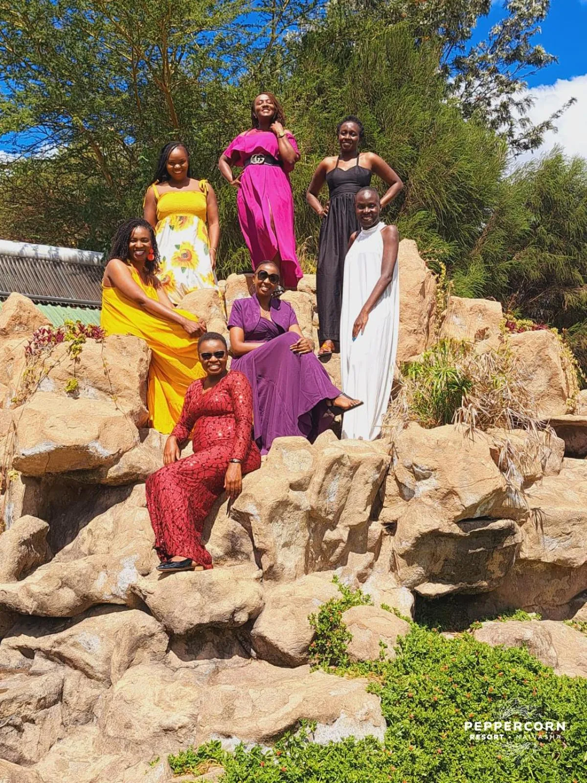 People in Naivasha Peppercorn Holiday Resort