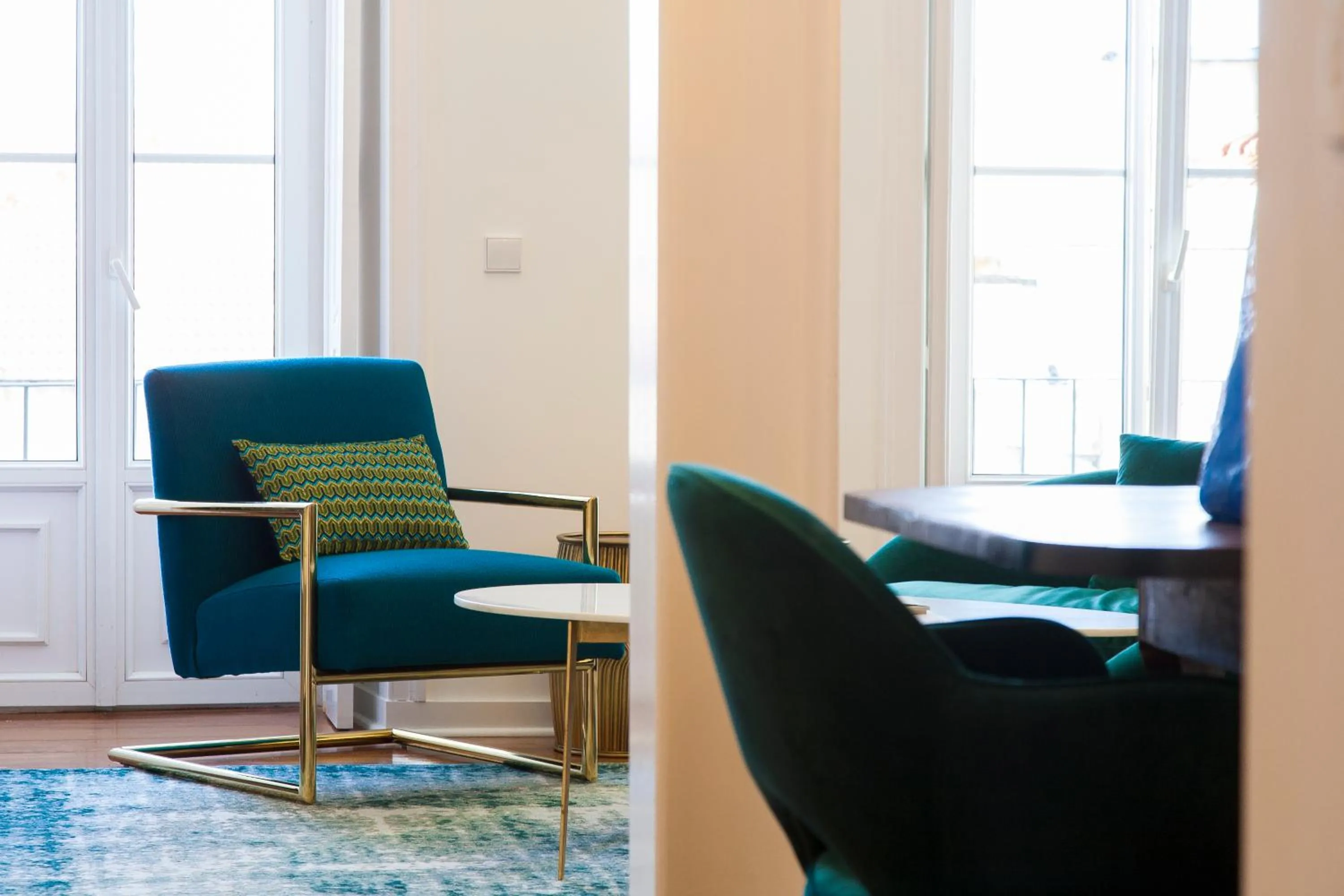 Seating area in Bairro Alto Viewpoint Flat