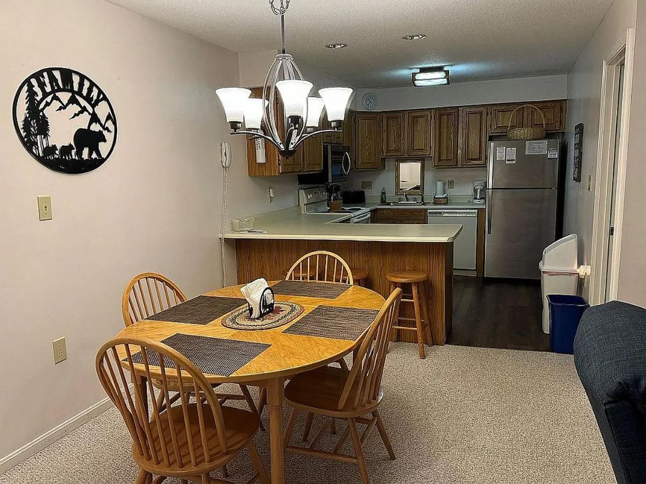 Dining area in Nordic Inn Condominium Resort