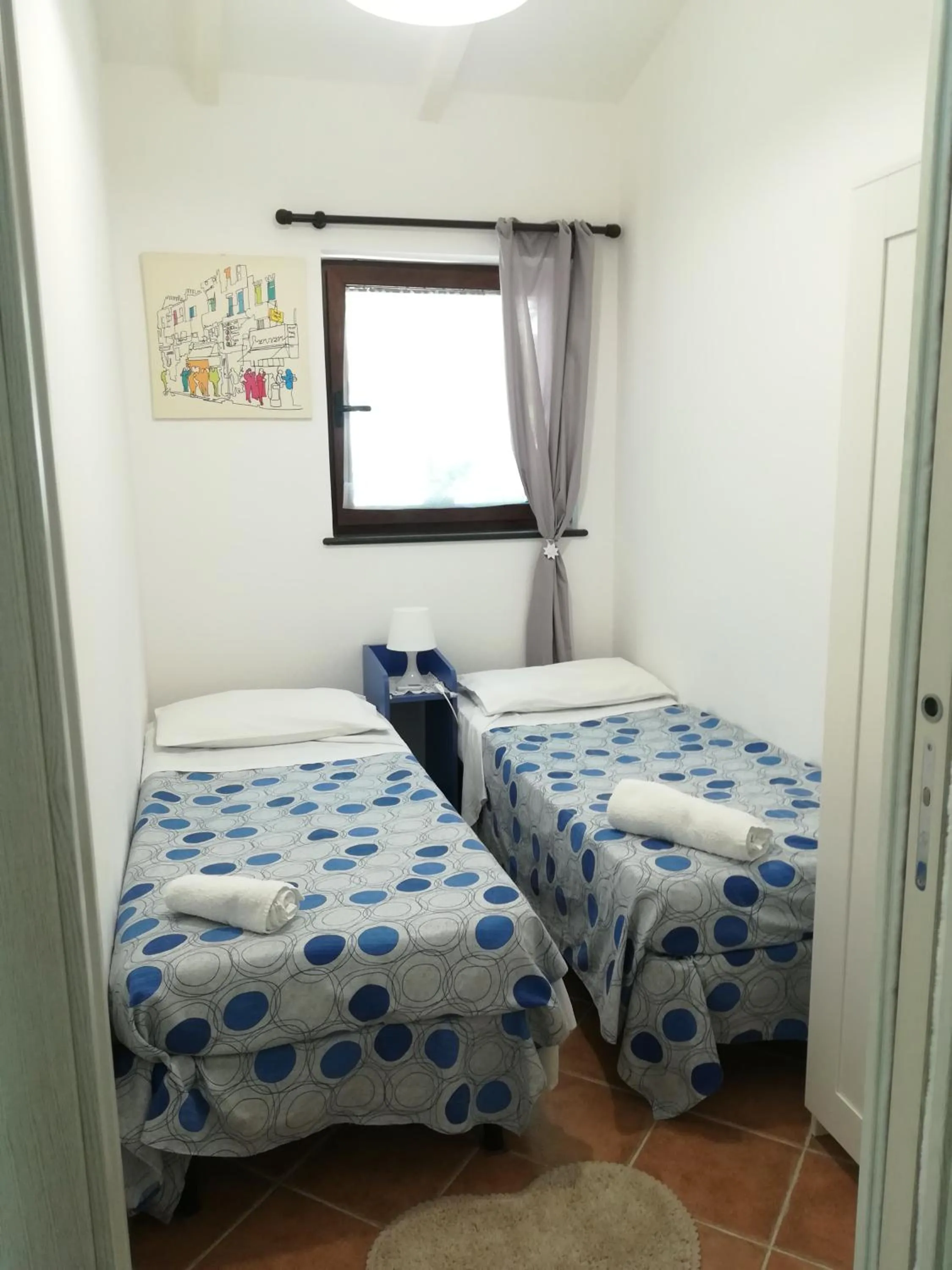 Bed in Villino L'Aranceto Sorrentino