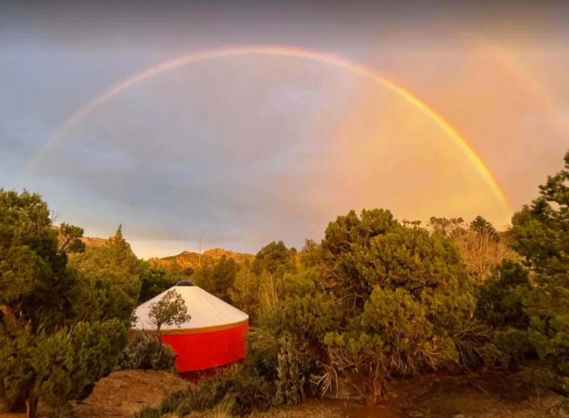 Spring in Escalante Yurts - Luxury Lodging