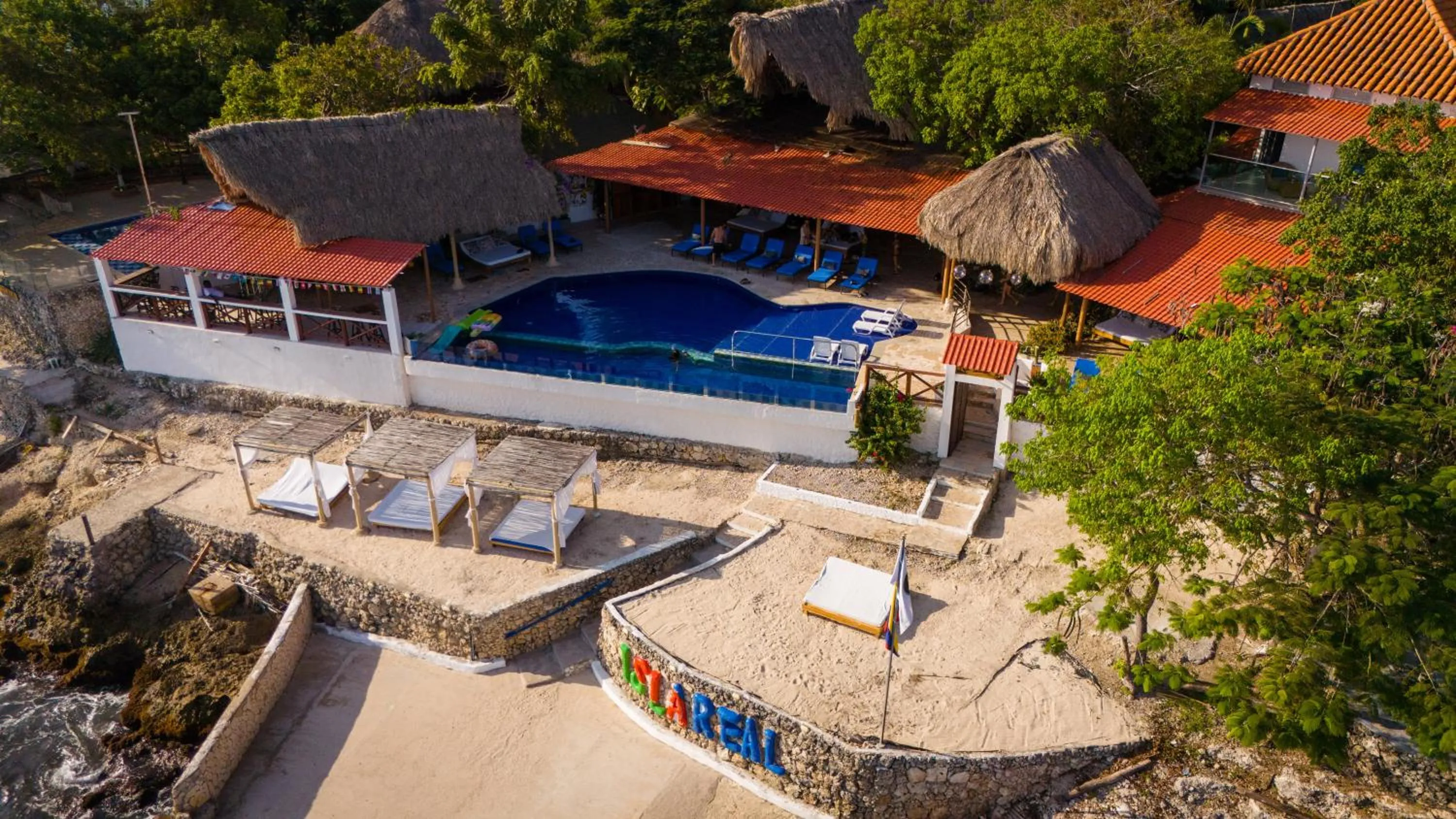 Bird's eye view in Hotel Isla Real