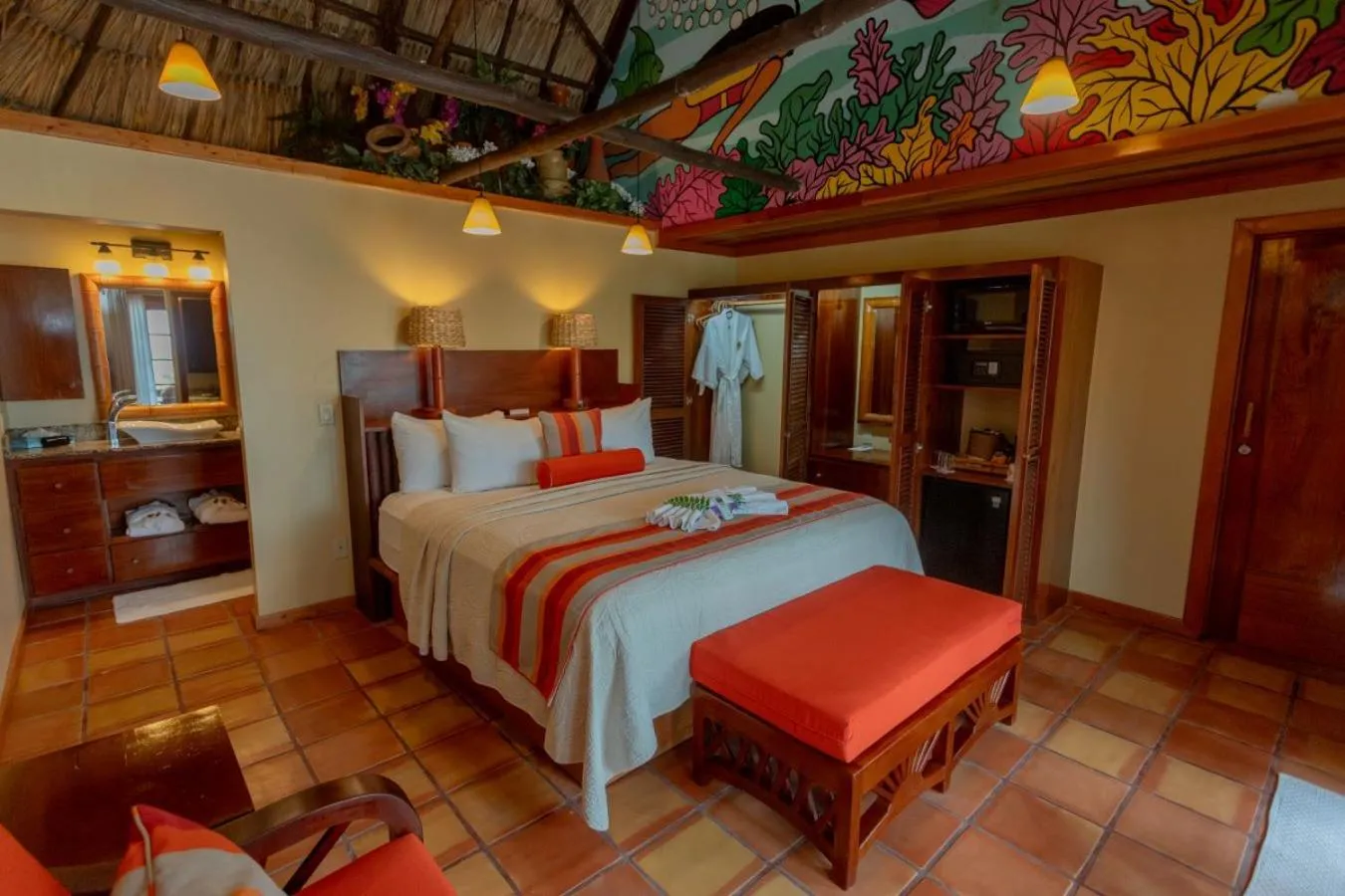 Bed in Ramon's Village Resort
