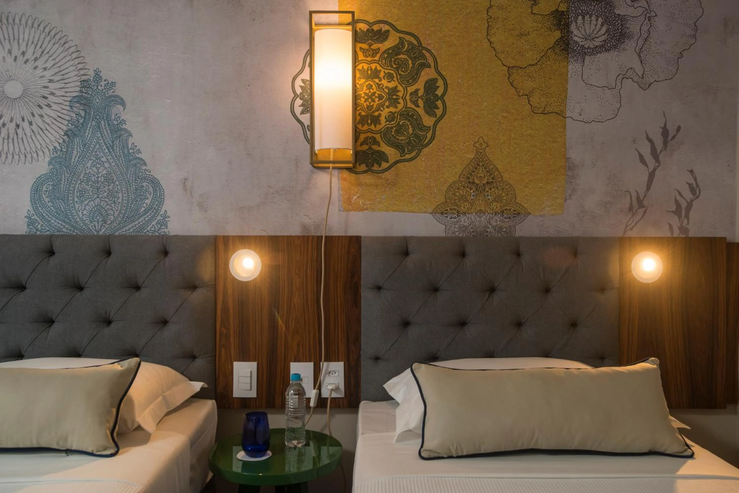 Decorative detail, Bed in Hotel Luzeiros Recife