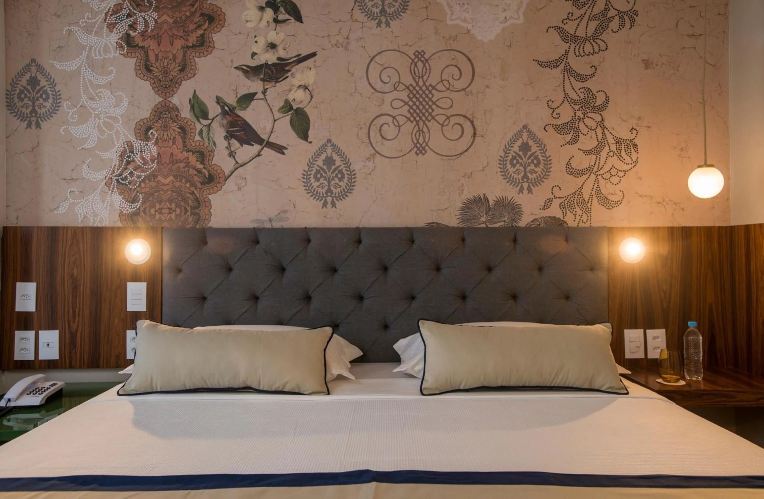 Bed in Hotel Luzeiros Recife