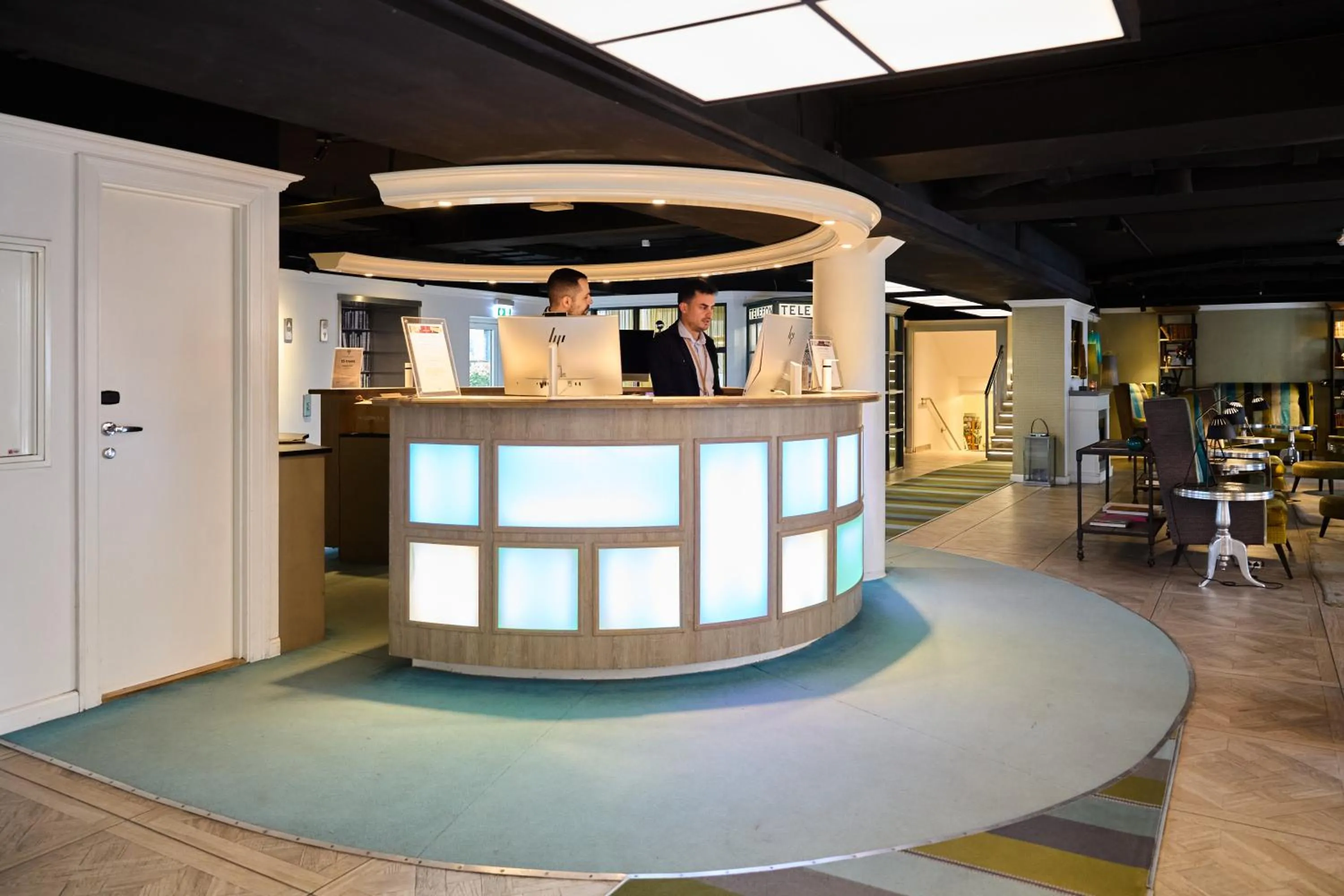 Lobby or reception in Absalon Hotel