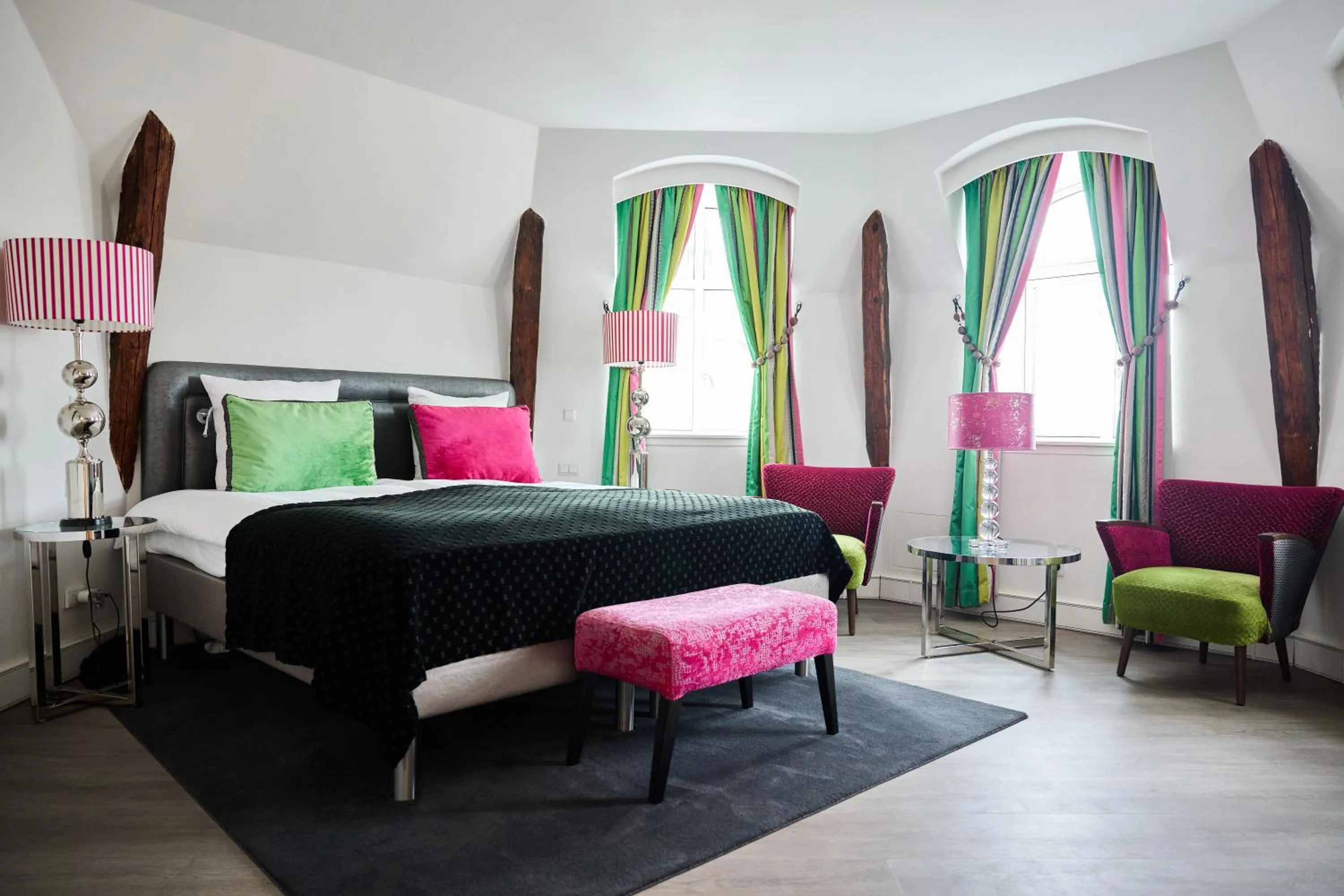 Bedroom, Bed in Absalon Hotel