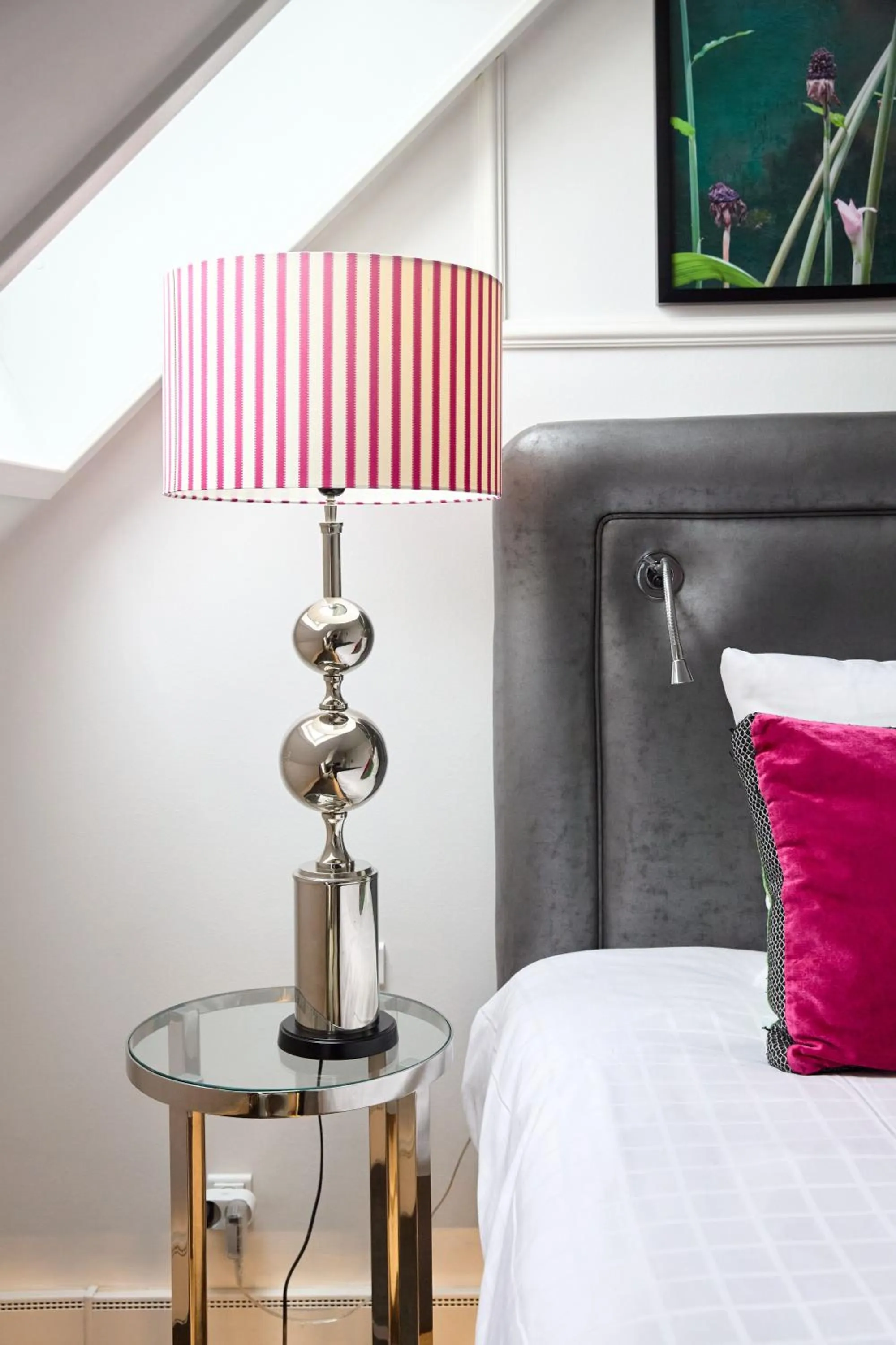 Decorative detail, Bed in Absalon Hotel