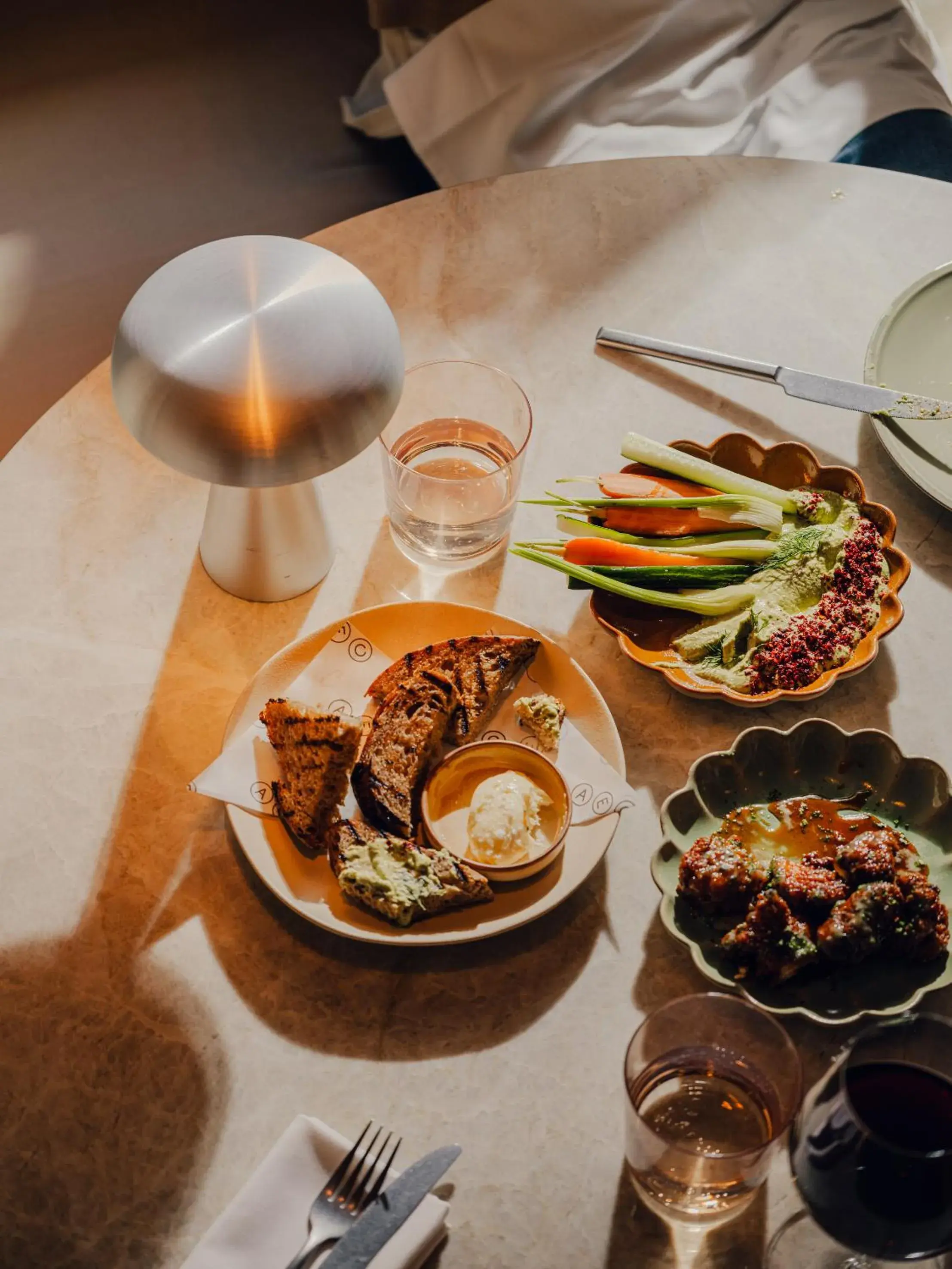 Food and drinks in Aethos London Shoreditch Food and drinks in Aethos London Shoreditch