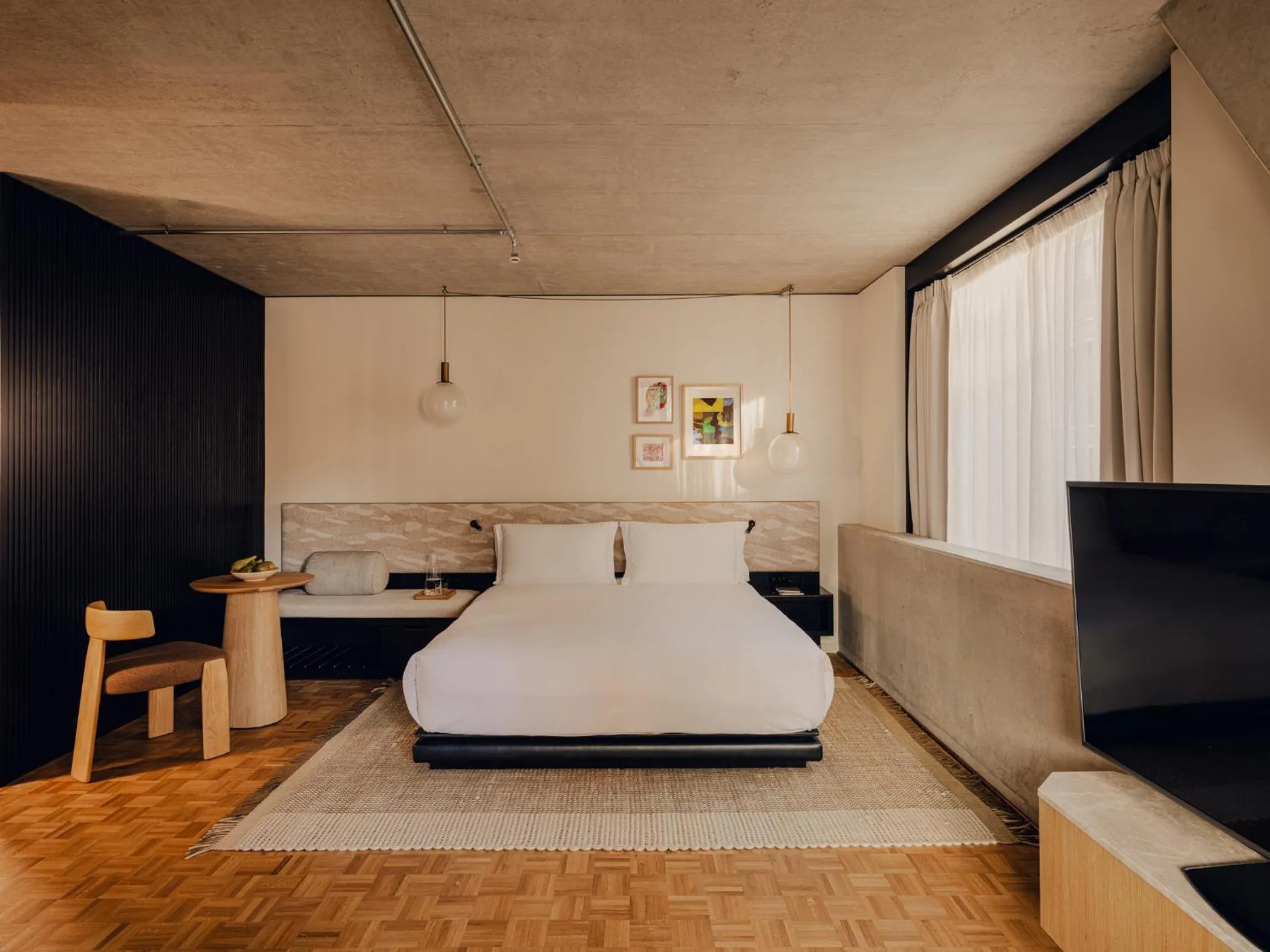 Bed in Aethos London Shoreditch