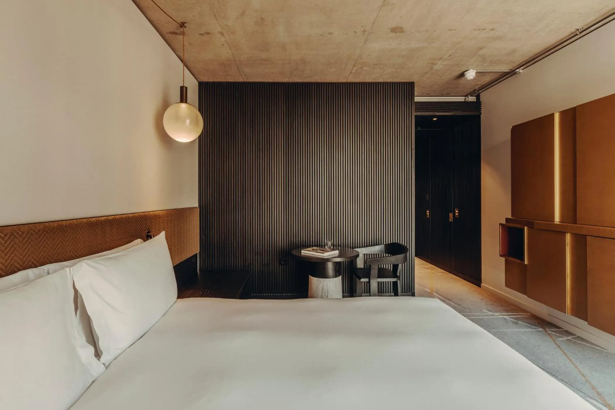 Bedroom, Bed in Aethos London Shoreditch