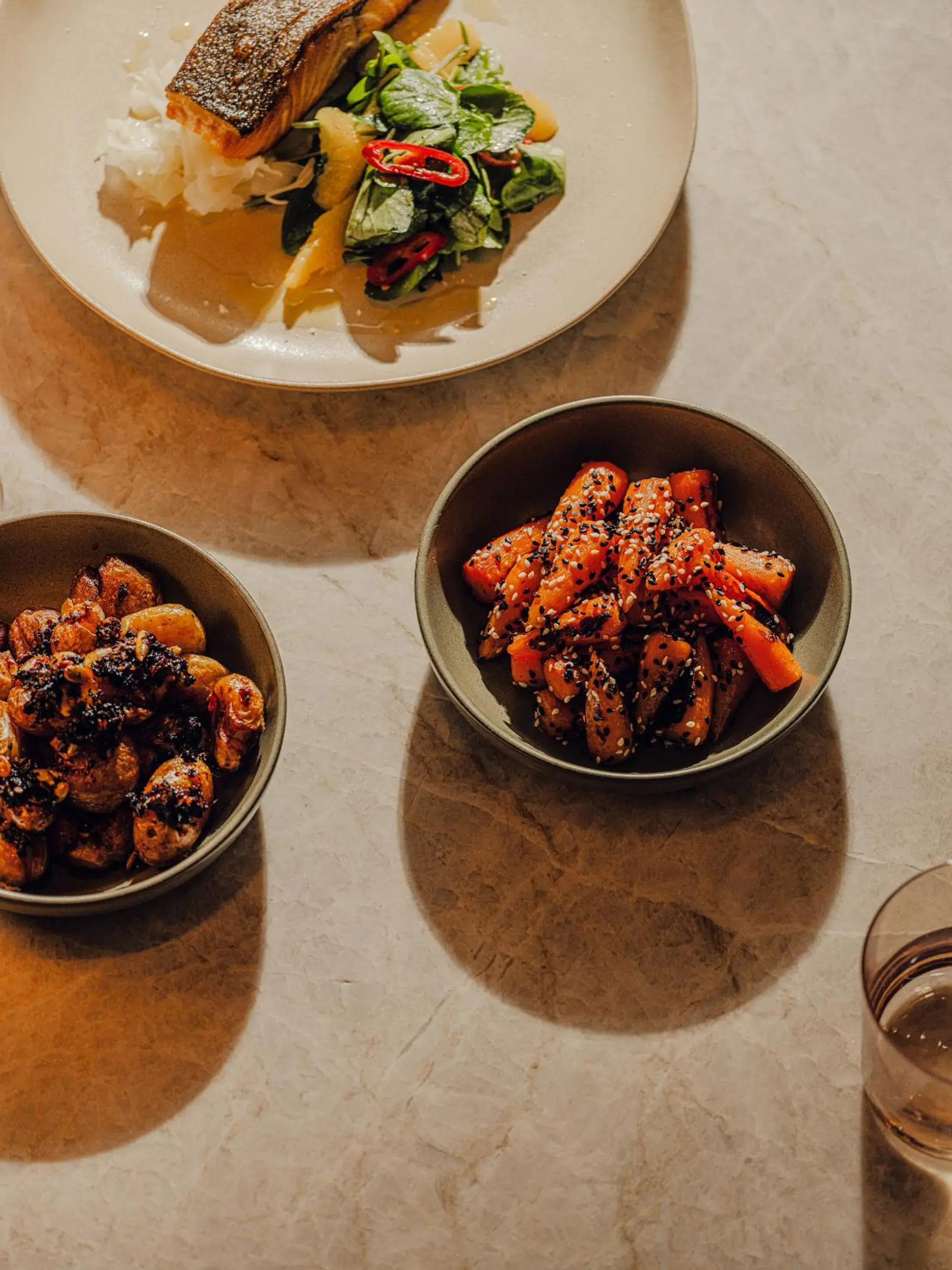 Food and drinks in Aethos London Shoreditch Food and drinks in Aethos London Shoreditch