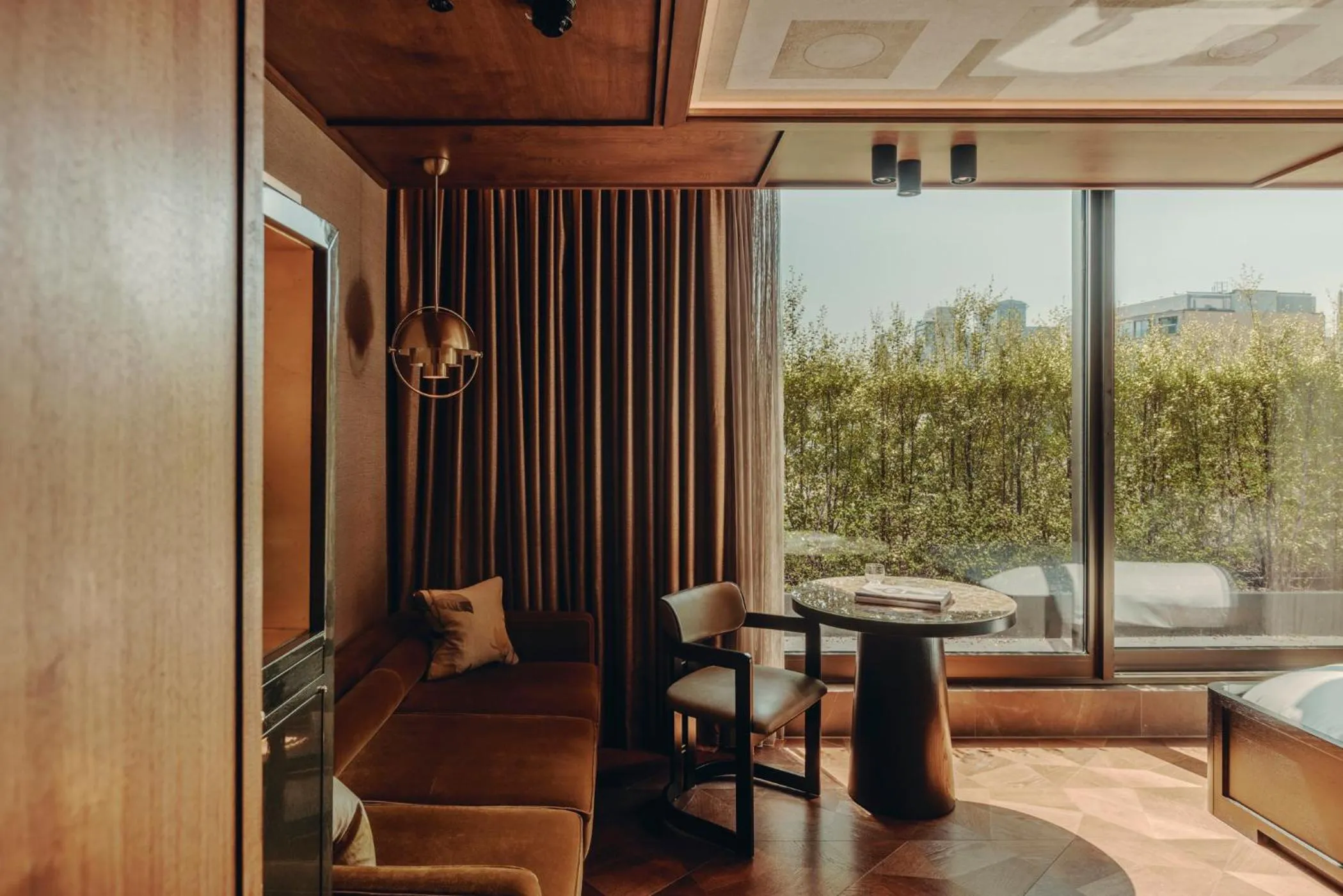 Living room in Aethos London Shoreditch