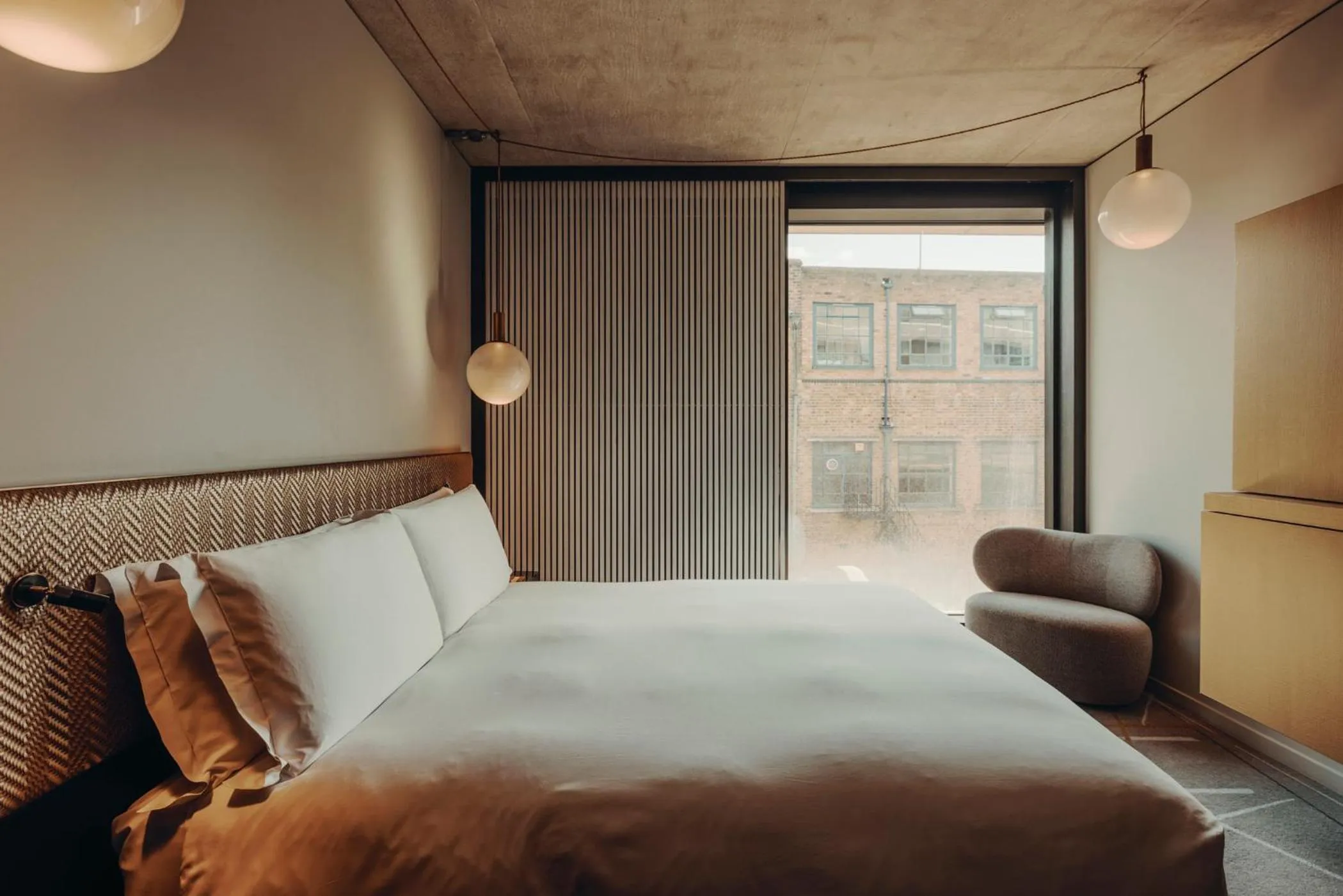 Bedroom, Bed in Aethos London Shoreditch