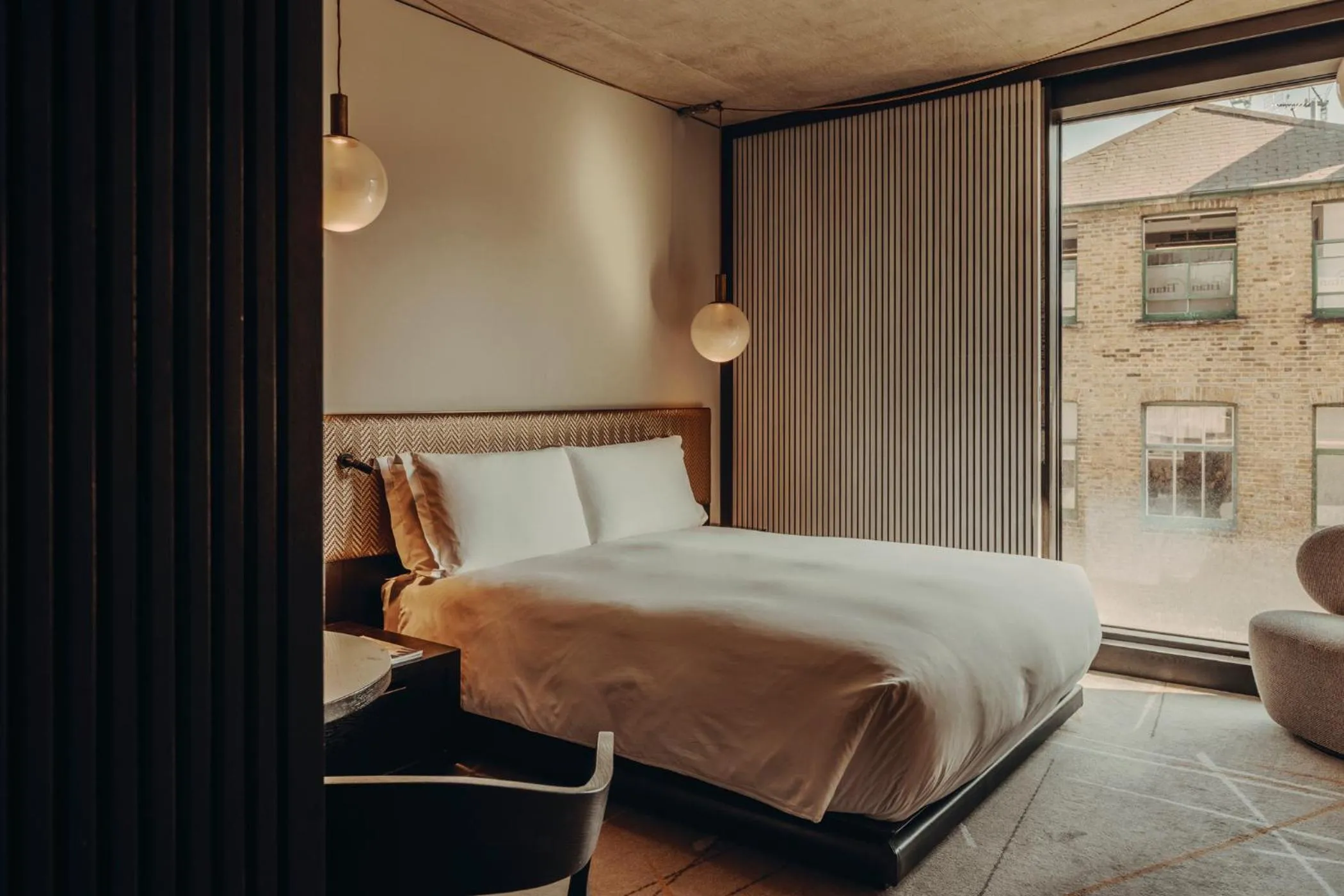 Bedroom, Bed in Aethos London Shoreditch