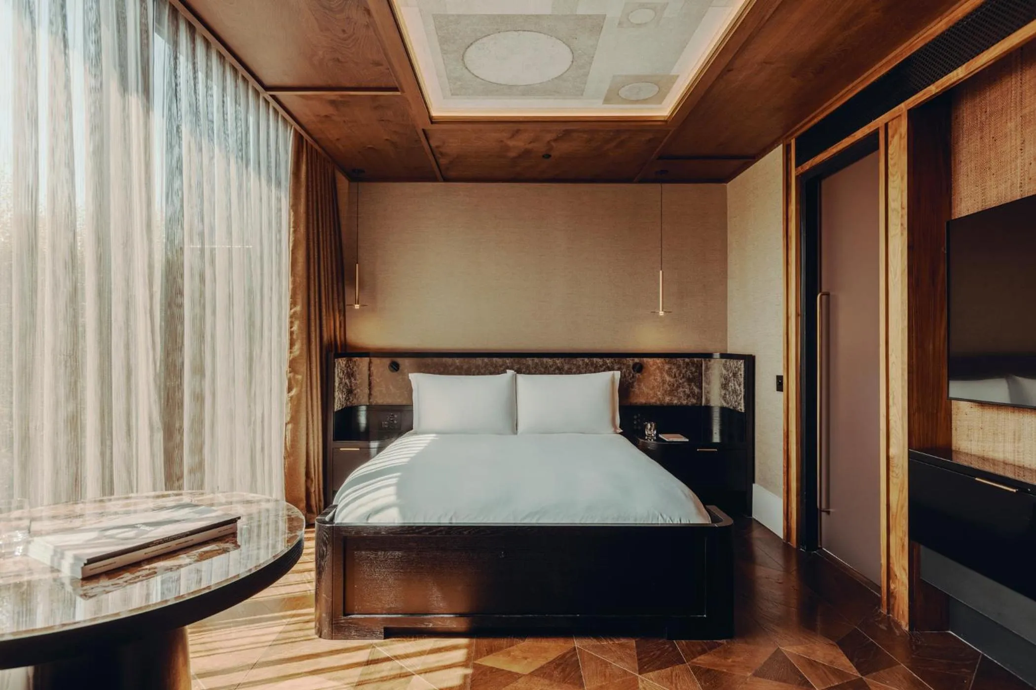 Bedroom, Bed in Aethos London Shoreditch