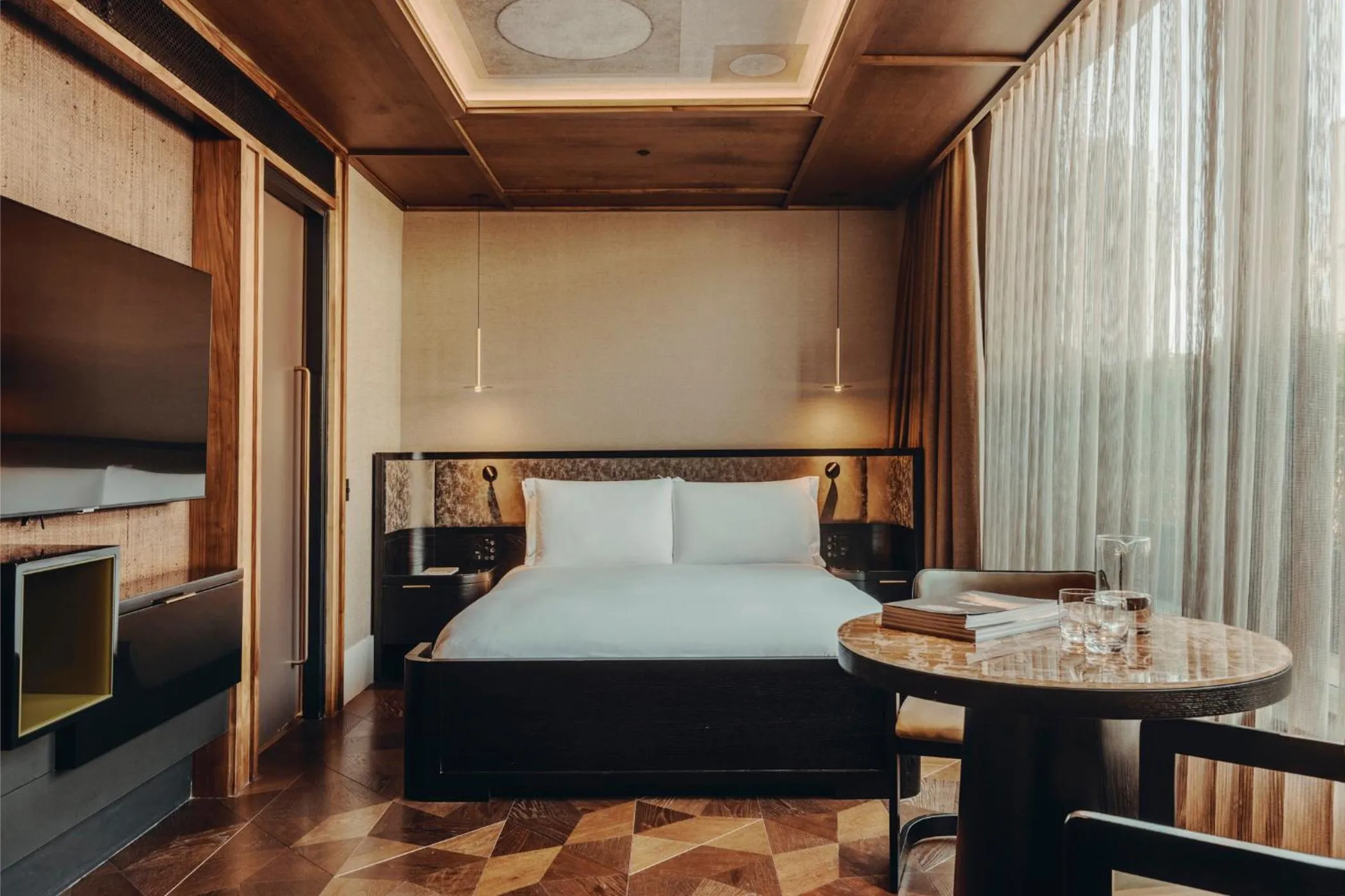 Bedroom, Bed in Aethos London Shoreditch