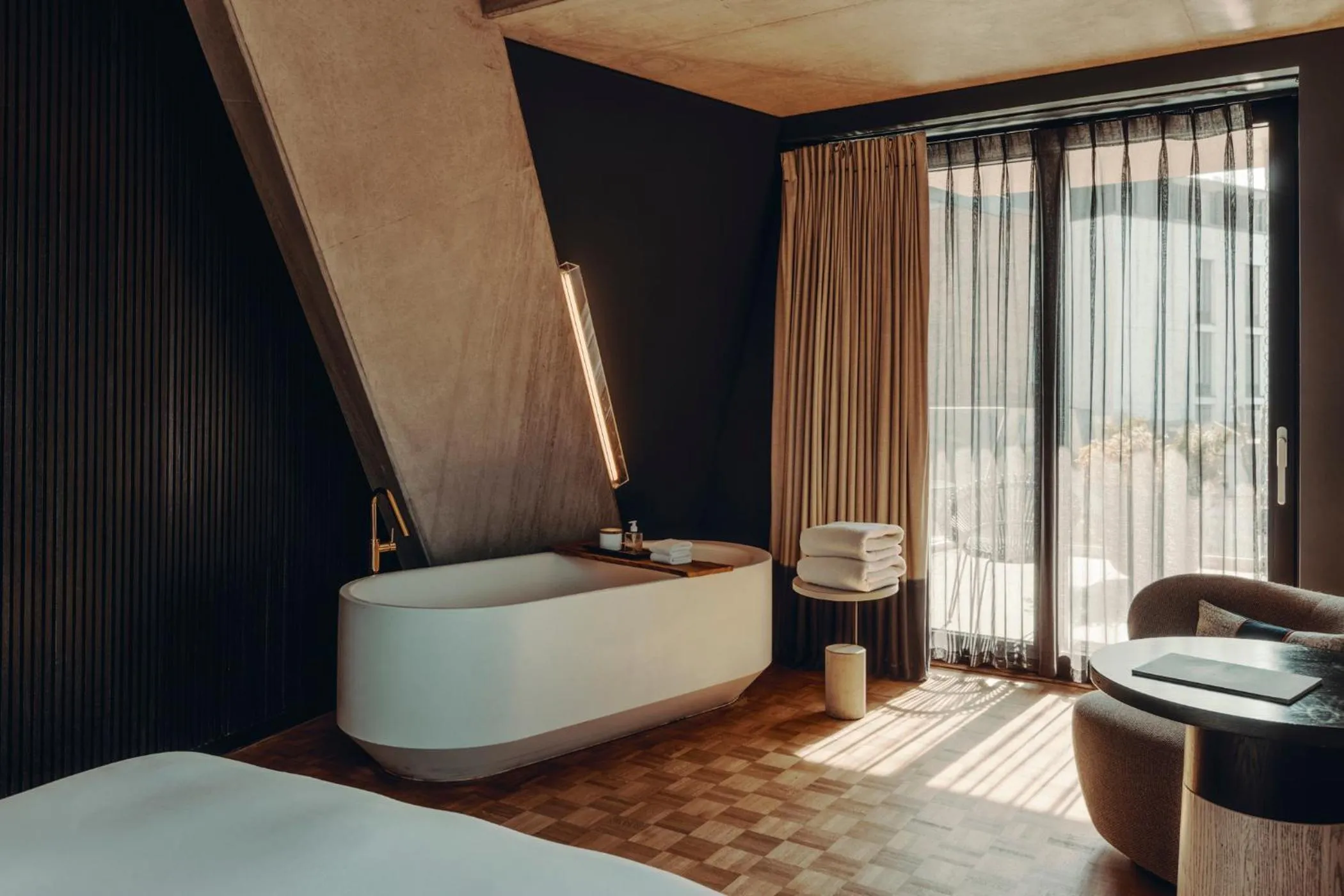 Bedroom, Bed in Aethos London Shoreditch