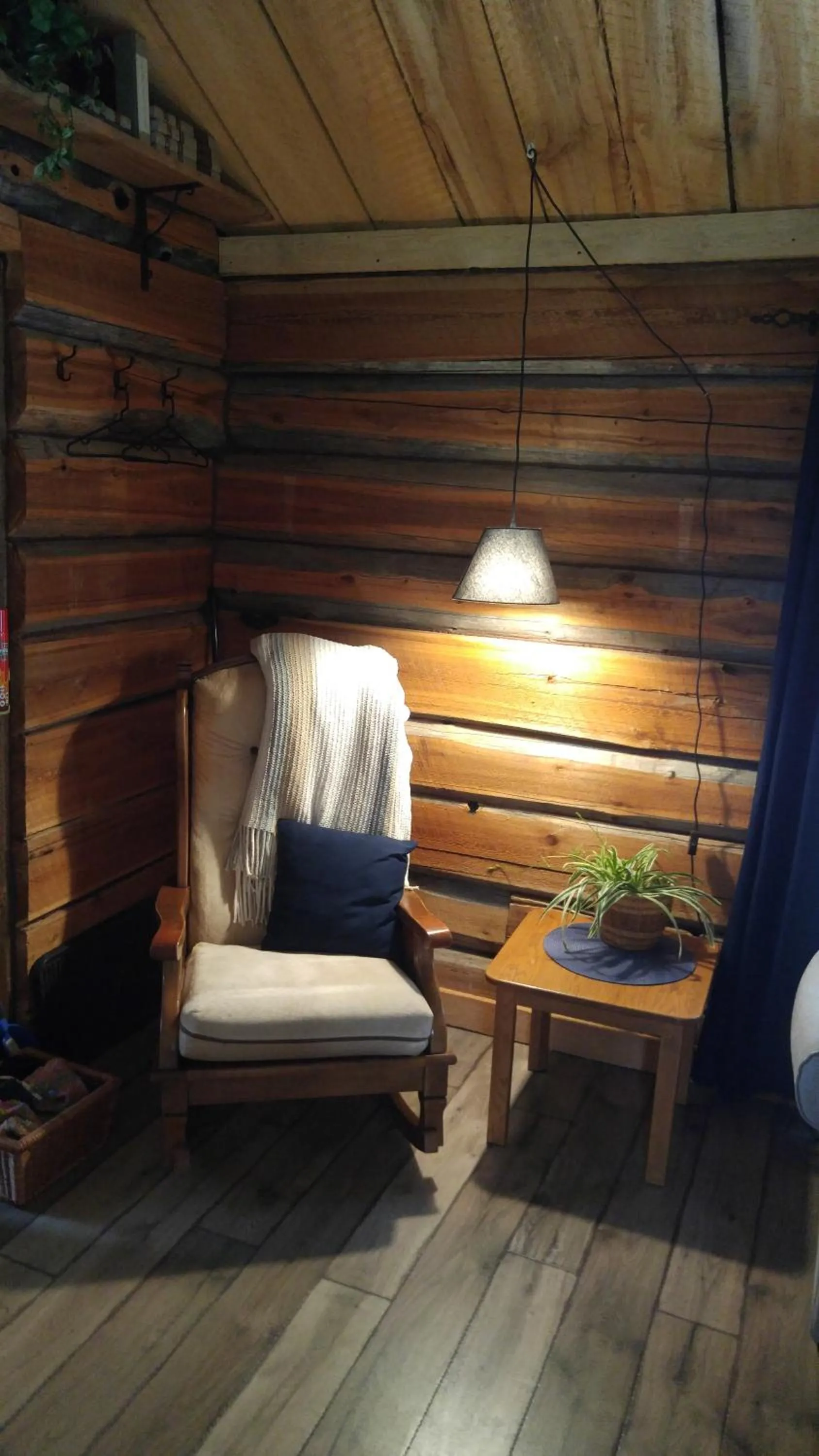 Seating area in Wolfwood Guest Ranch