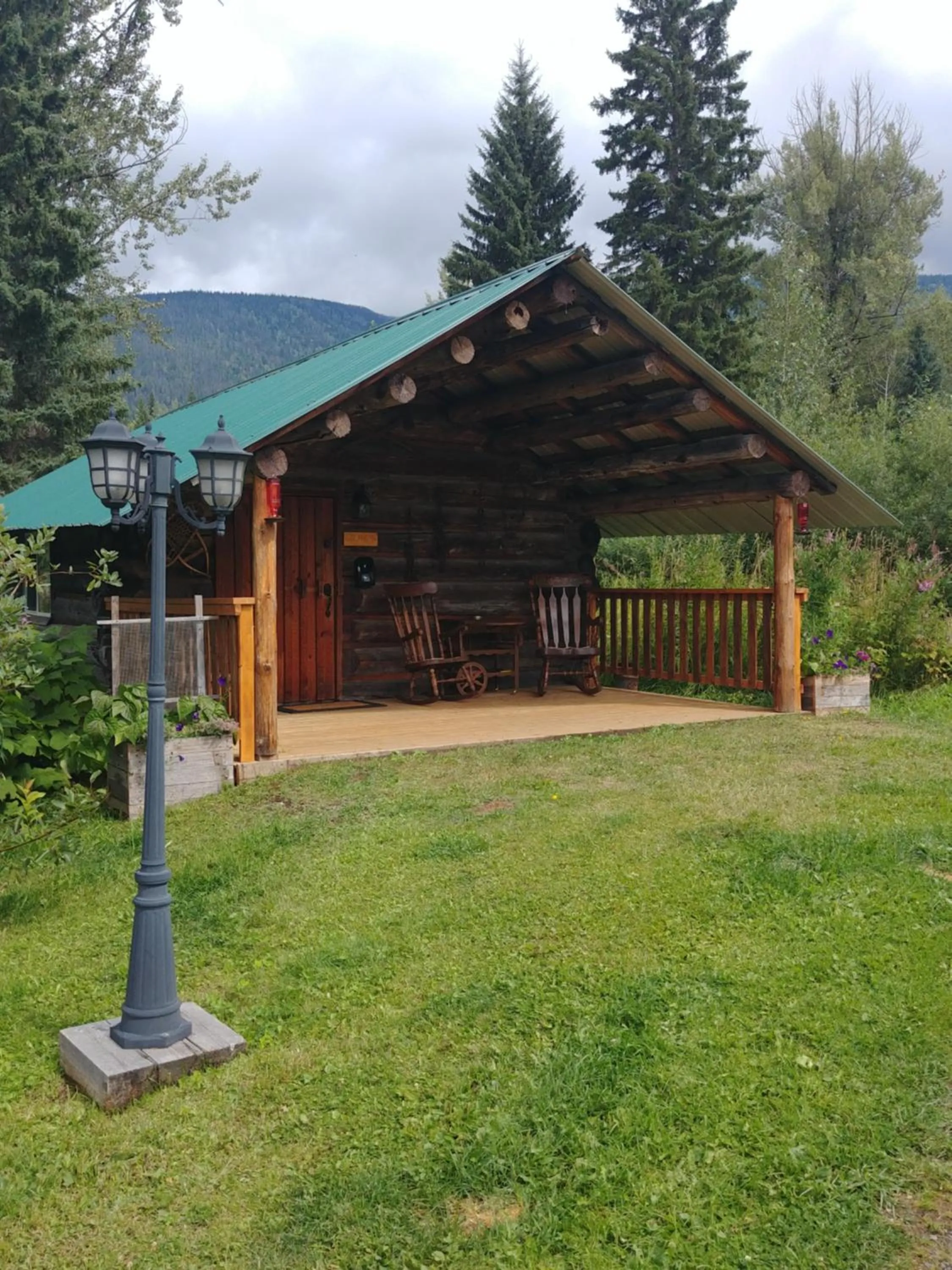 Property building in Wolfwood Guest Ranch