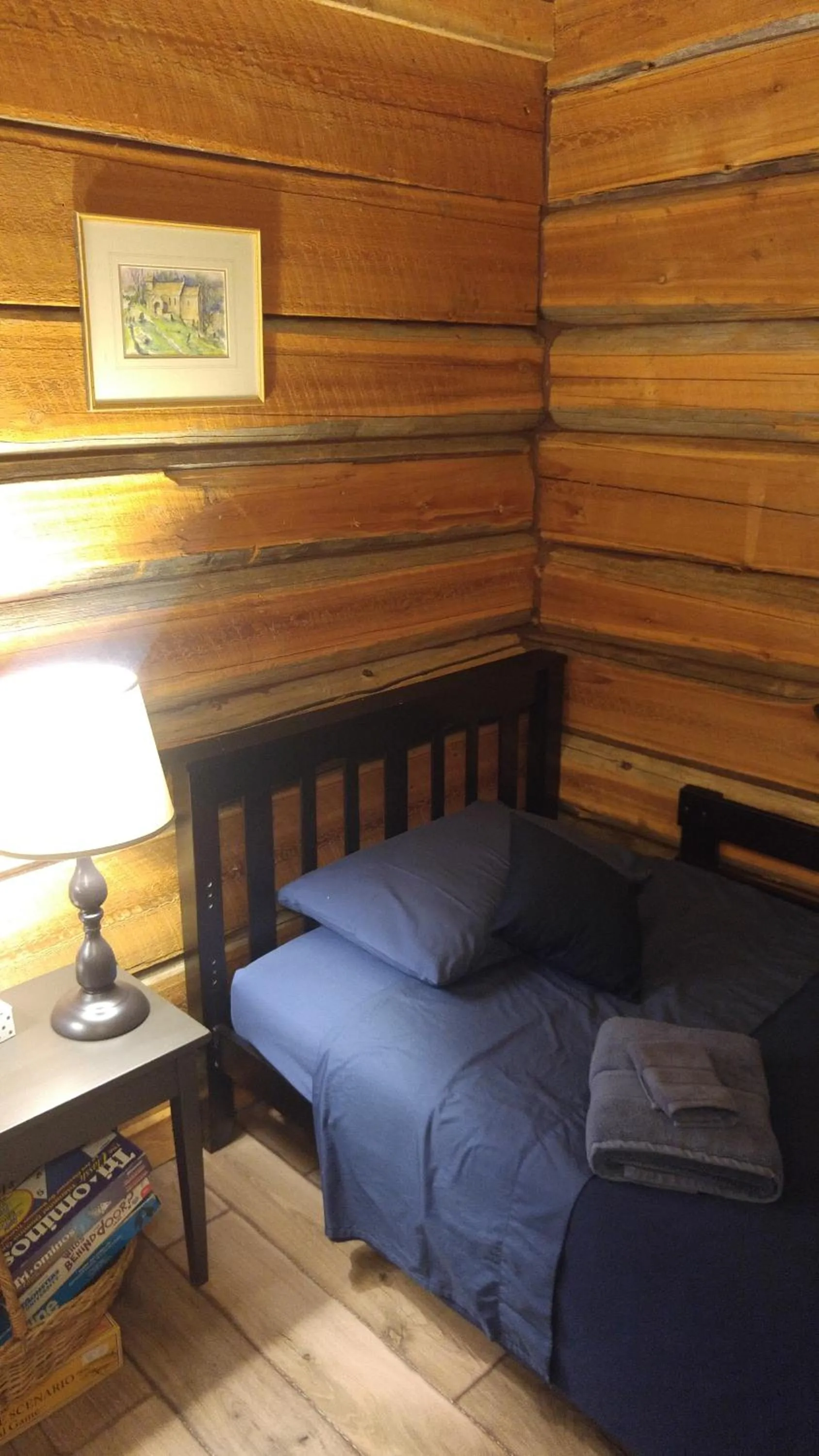 Bed in Wolfwood Guest Ranch