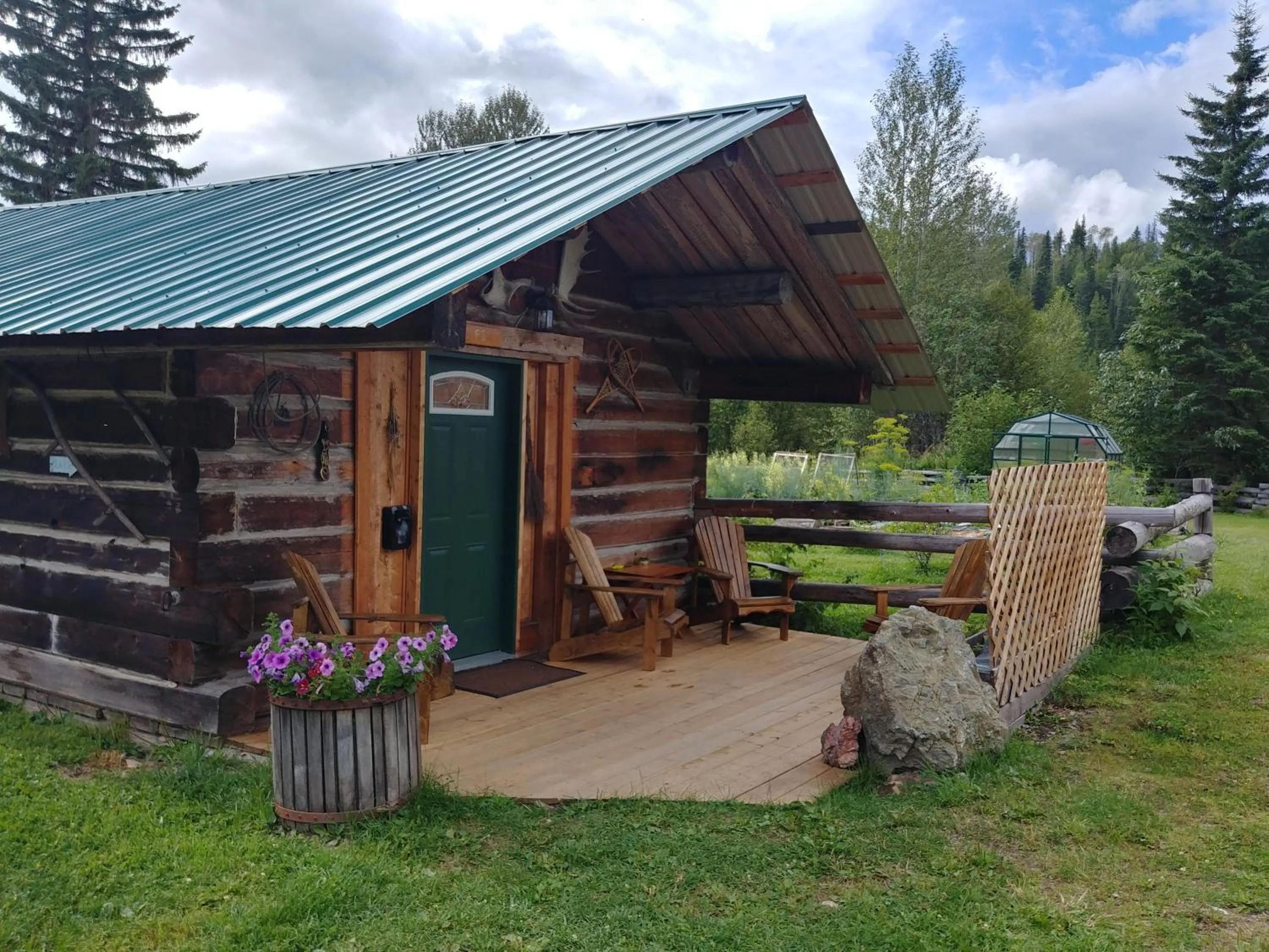 Property building in Wolfwood Guest Ranch