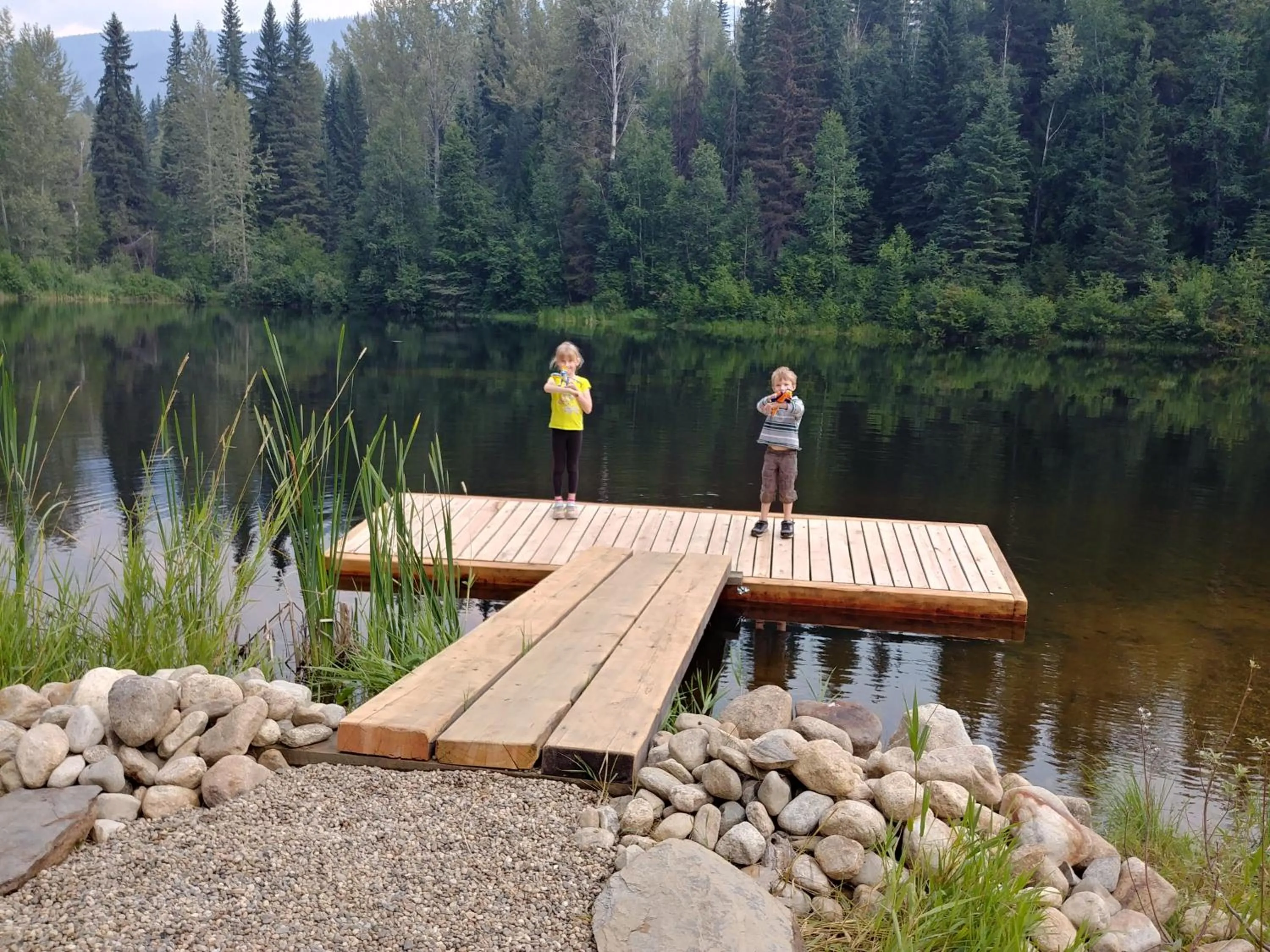 Natural landscape in Wolfwood Guest Ranch