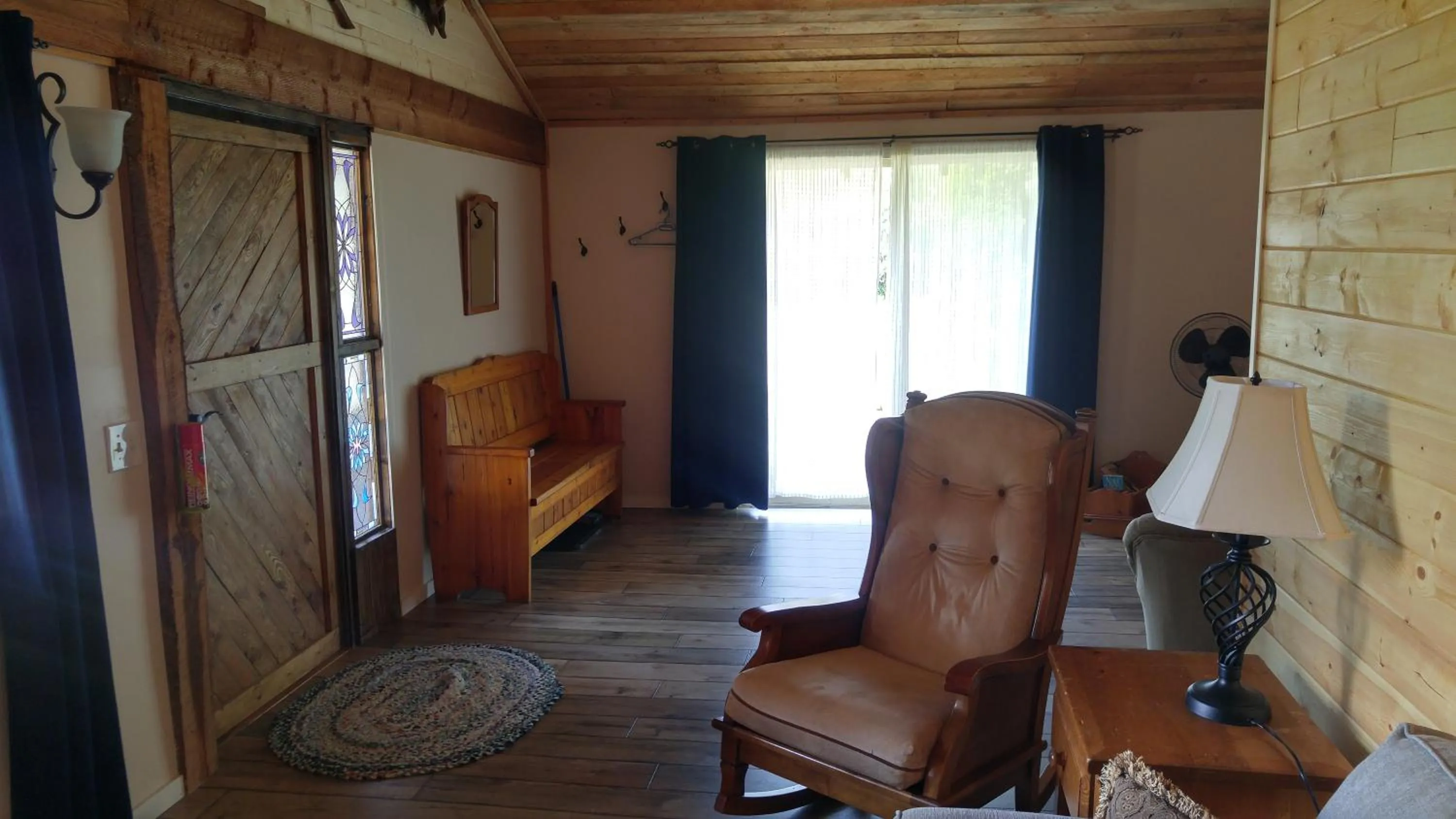 Living room in Wolfwood Guest Ranch