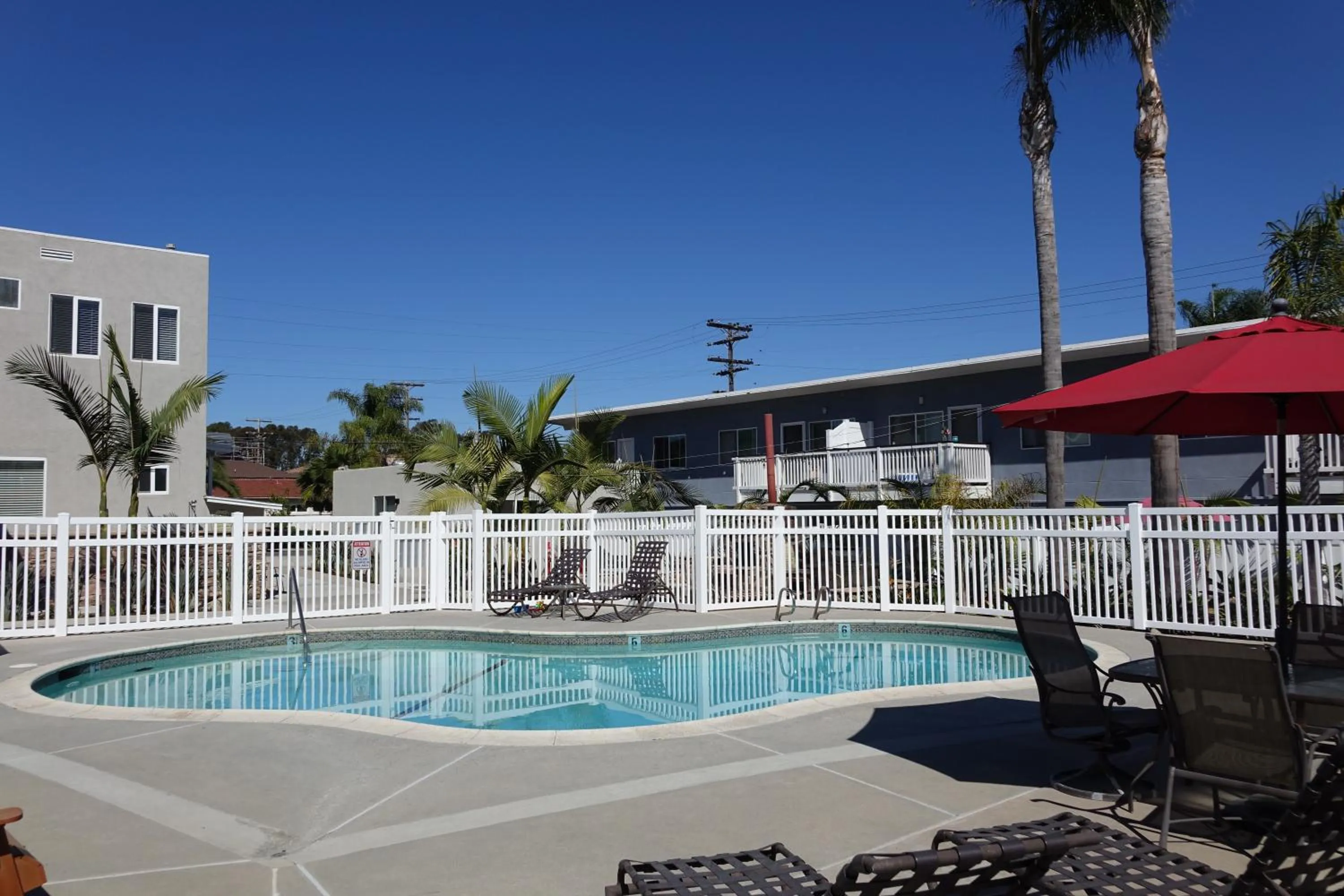 Swimming pool in Seaside Village Carlsbad