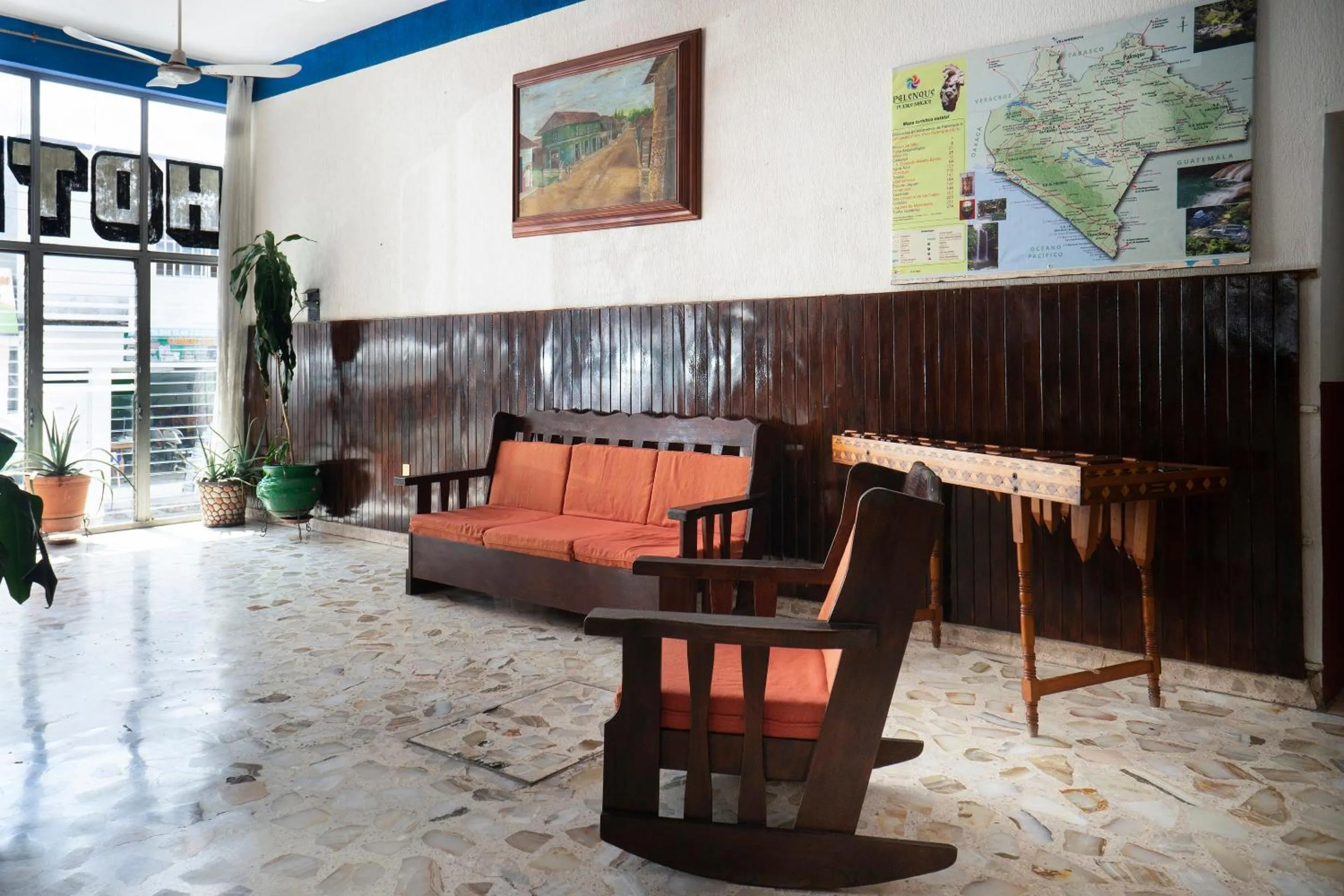 Lobby or reception in Hotel Kashlan Palenque