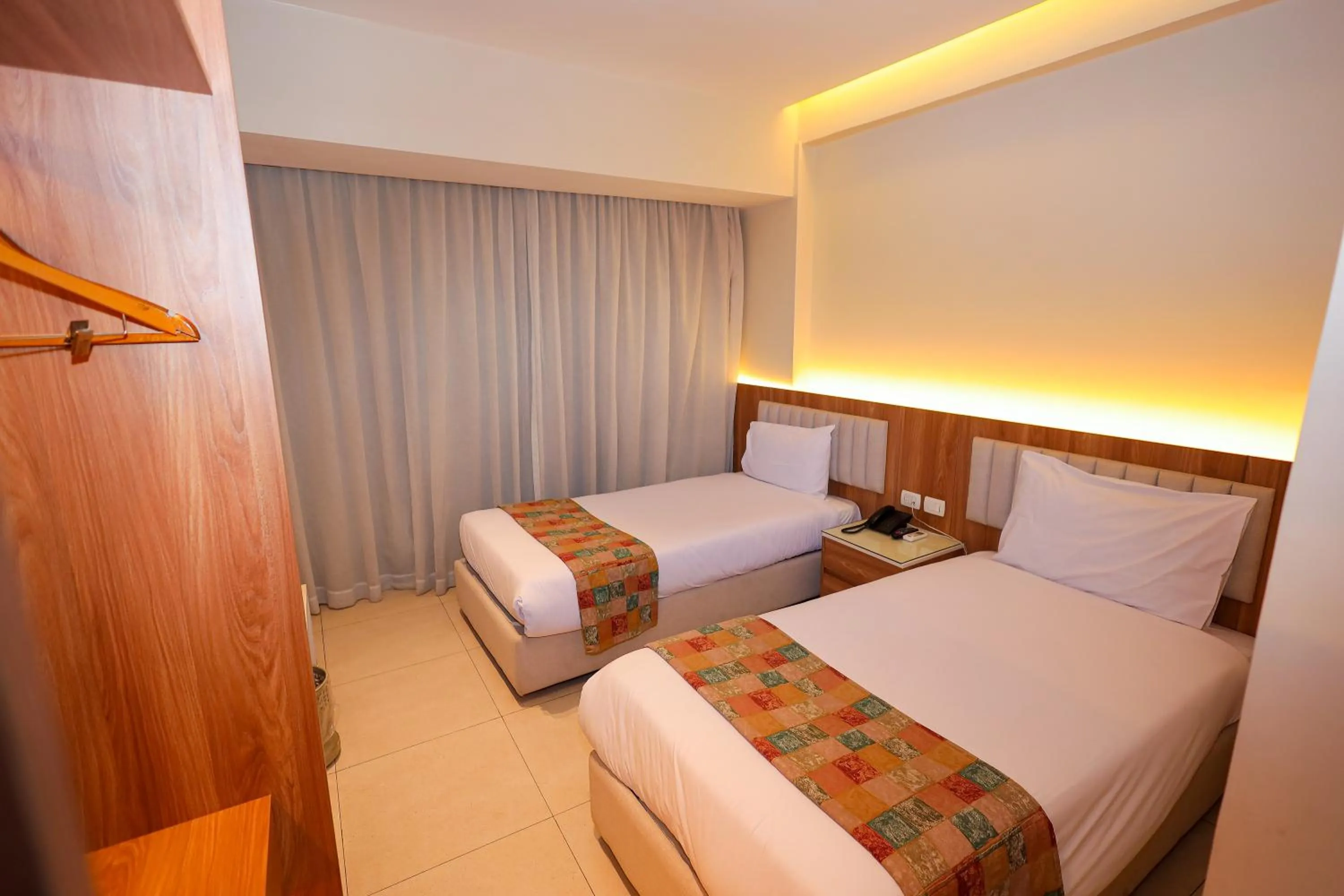 Photo of the whole room, Bed in Hapi Hotel