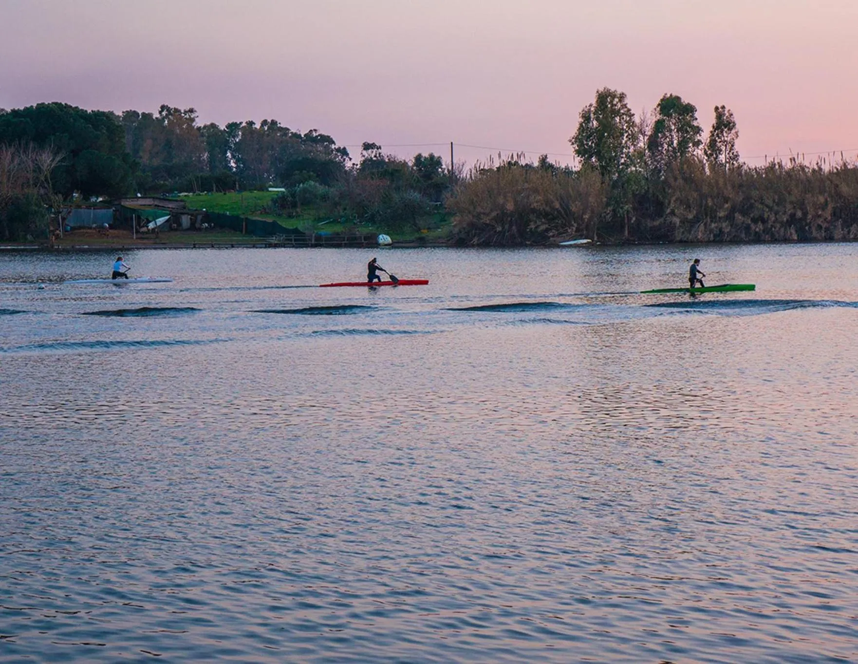 Canoeing in Baia D'Oro