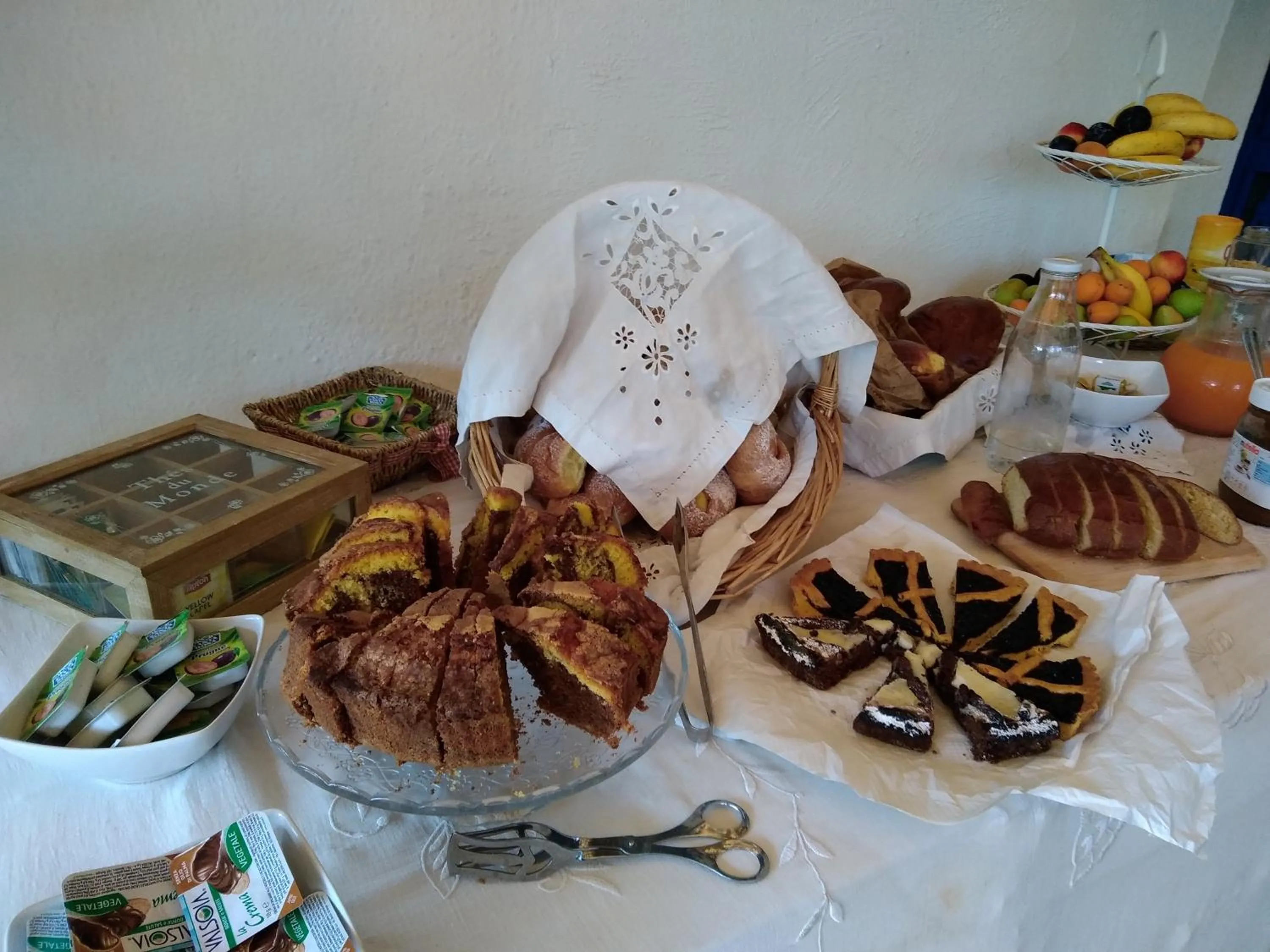 Italian breakfast in Baia D'Oro