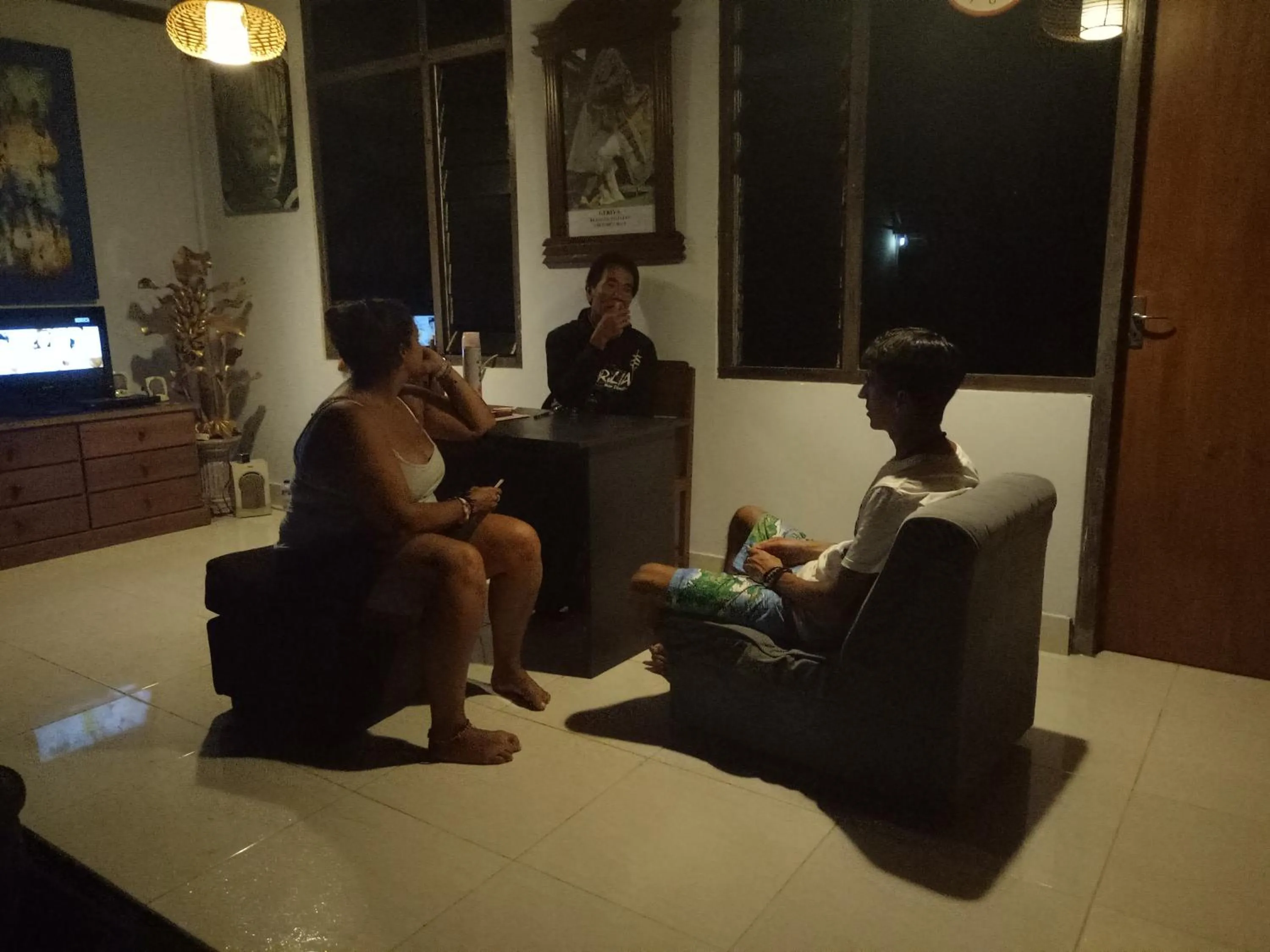 Living room in Geriya House