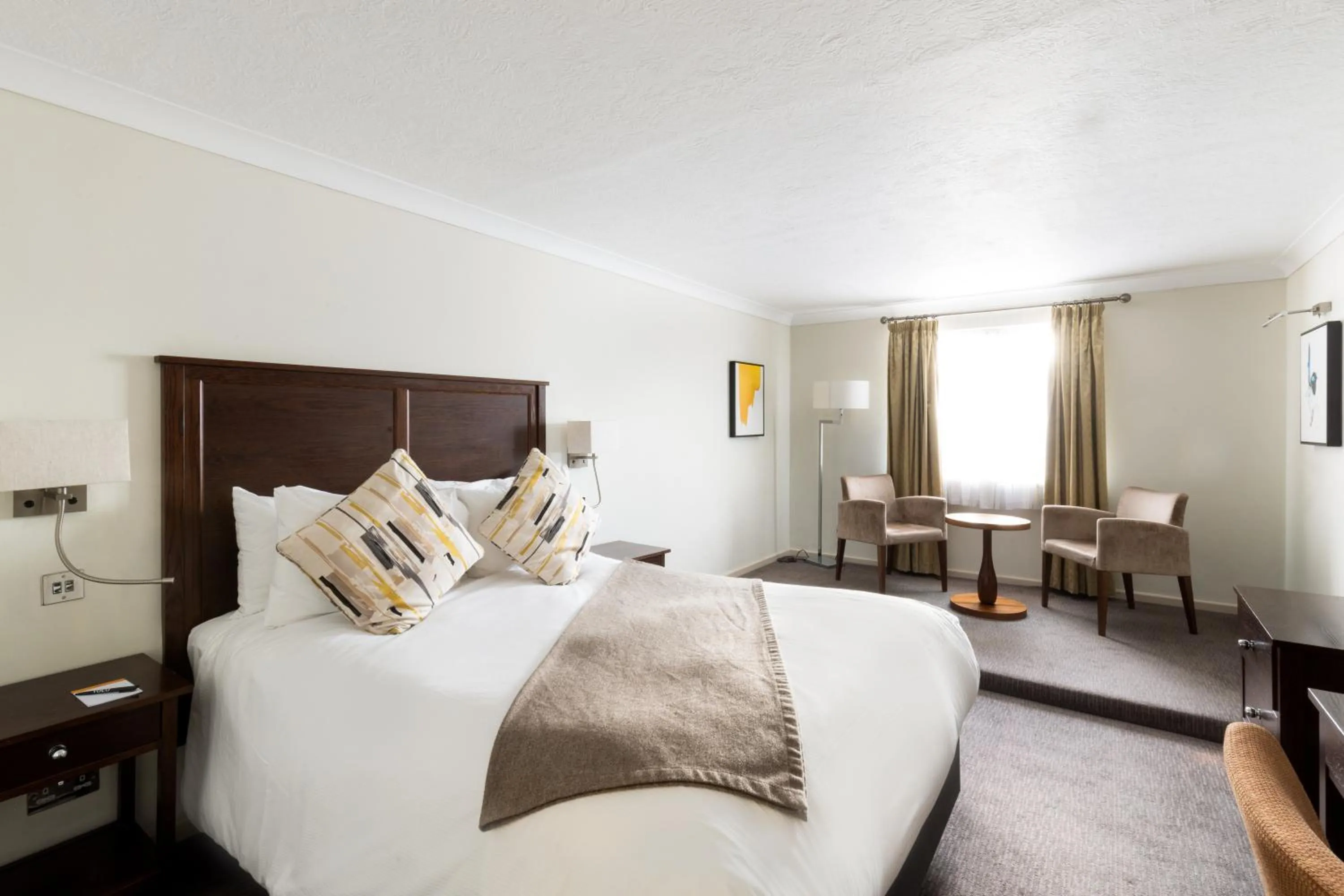 Bedroom, Bed in voco Oxford Thames by IHG