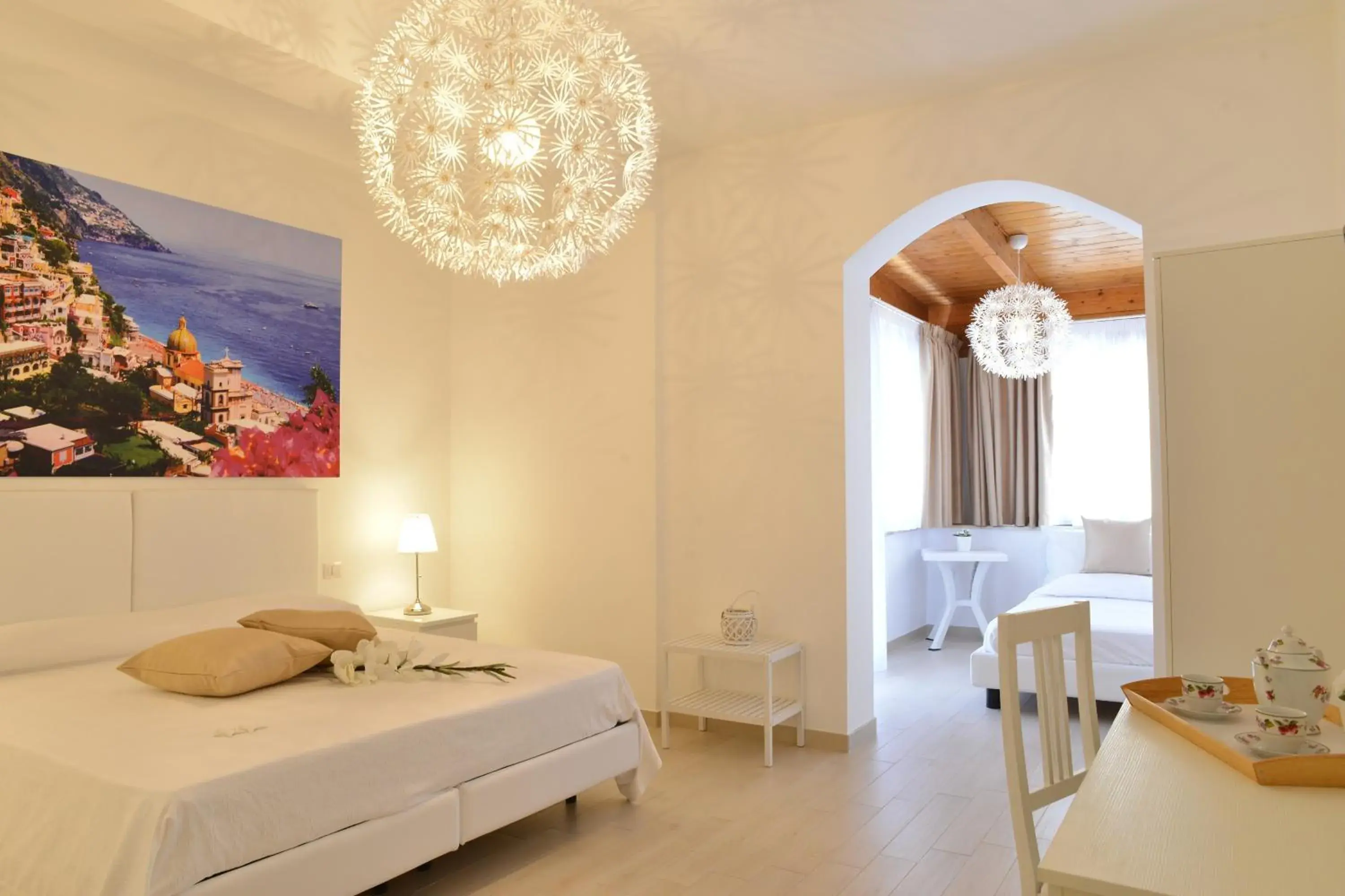 Quadruple Room with Balcony in Villa Miriam Quadruple Room with Balcony in Villa Miriam