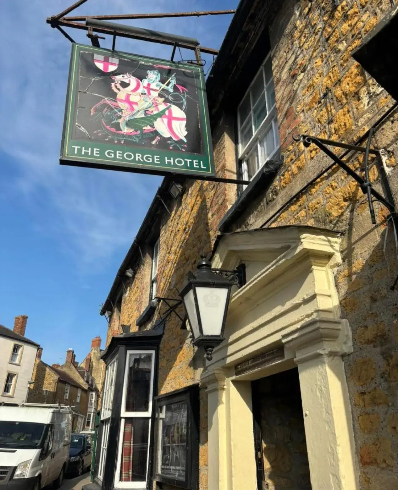 Property building in The George Hotel Property building in The George Hotel