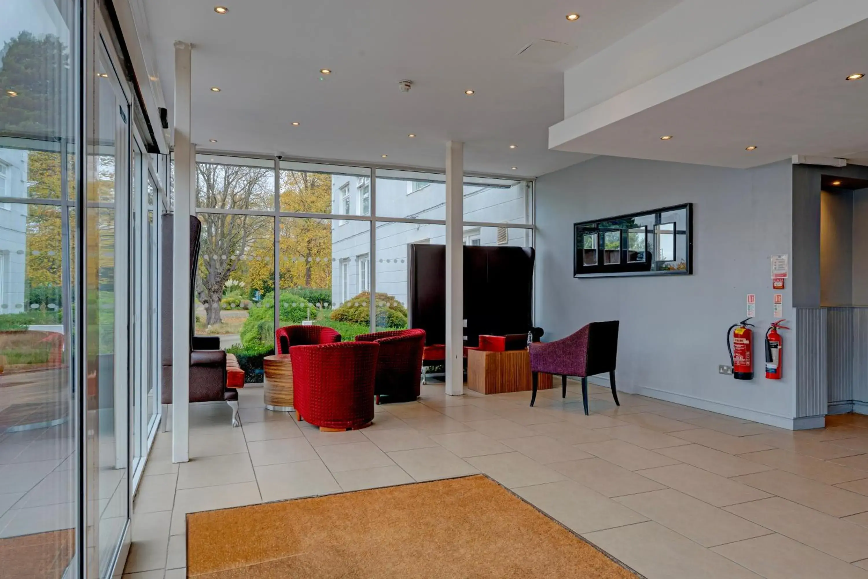 Communal lounge/ TV room in Manchester Airport Stanley Hotel by Belvilla Communal lounge/ TV room in Manchester Airport Stanley Hotel by Belvilla