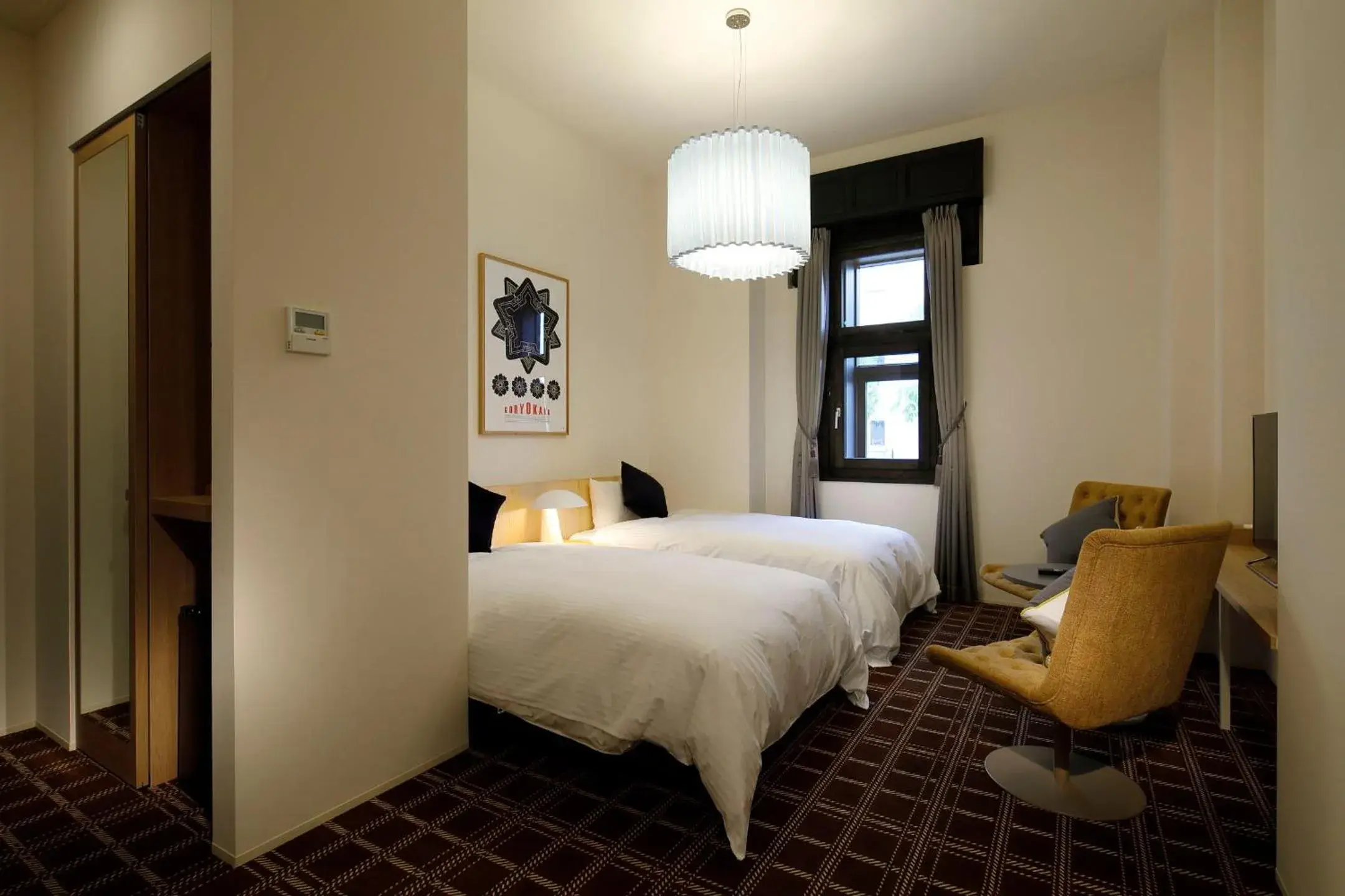 Photo of the whole room, Bed in HakoBA Hakodate by THE SHARE HOTELS Photo of the whole room, Bed in HakoBA Hakodate by THE SHARE HOTELS