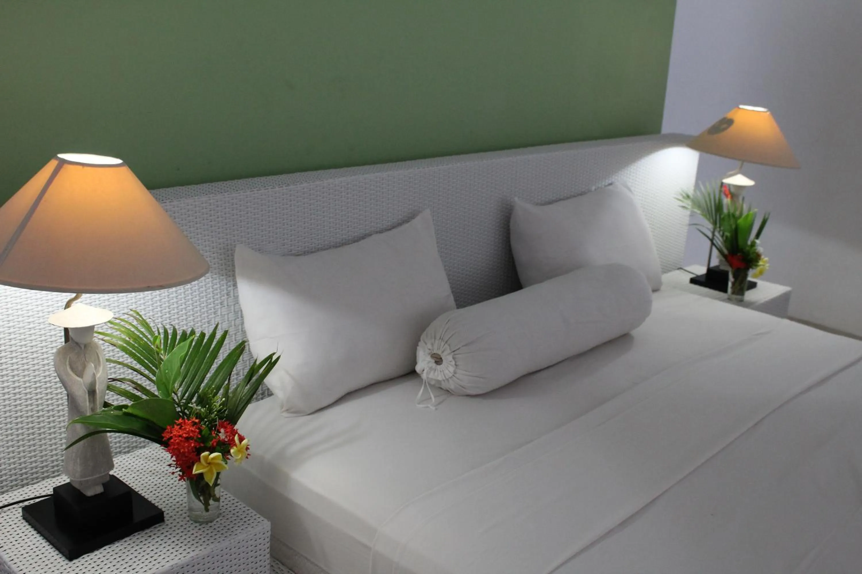 Bed in Villa Putih Lovina